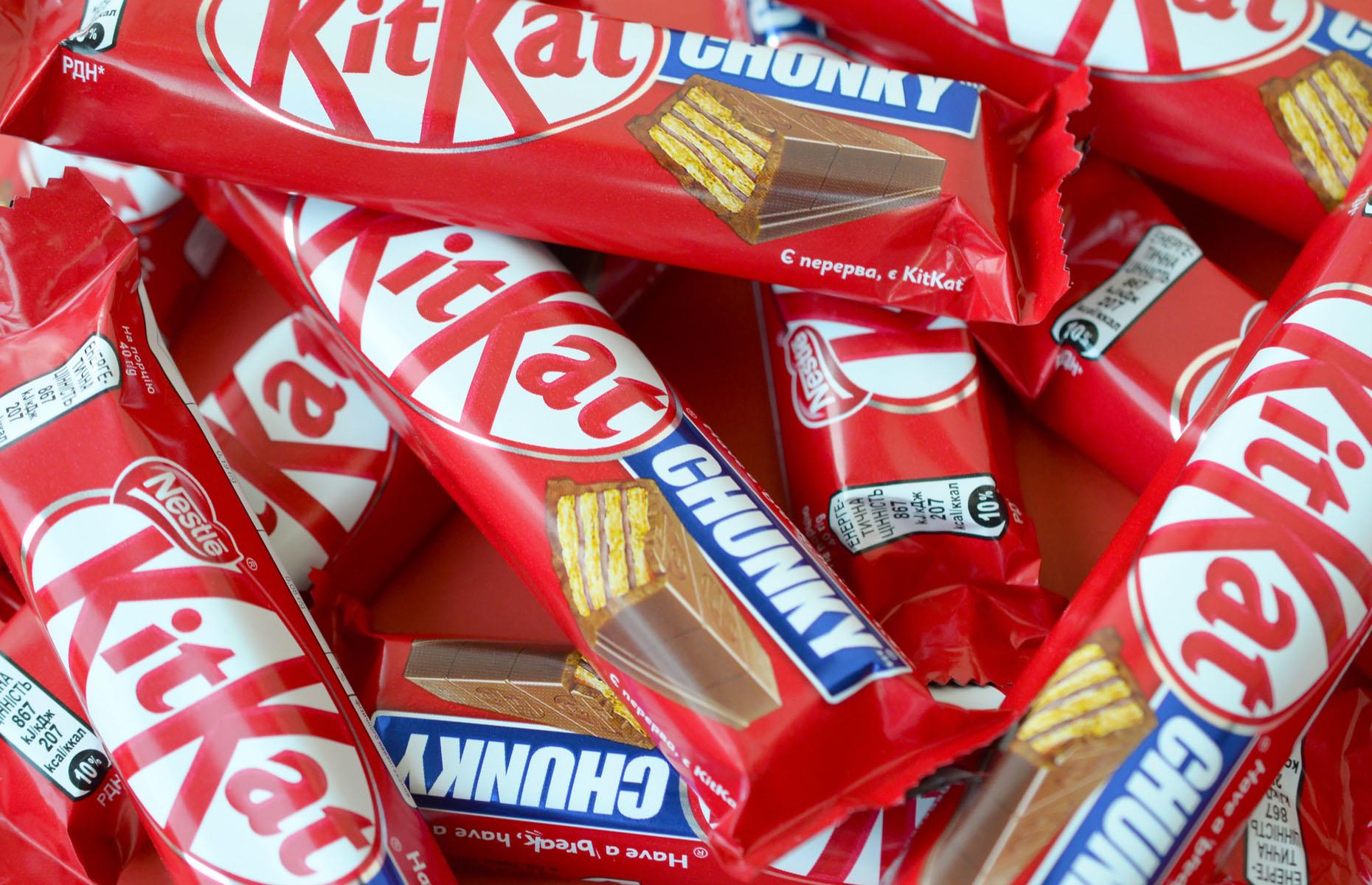 Kit Kats contain ground up Kit Kats