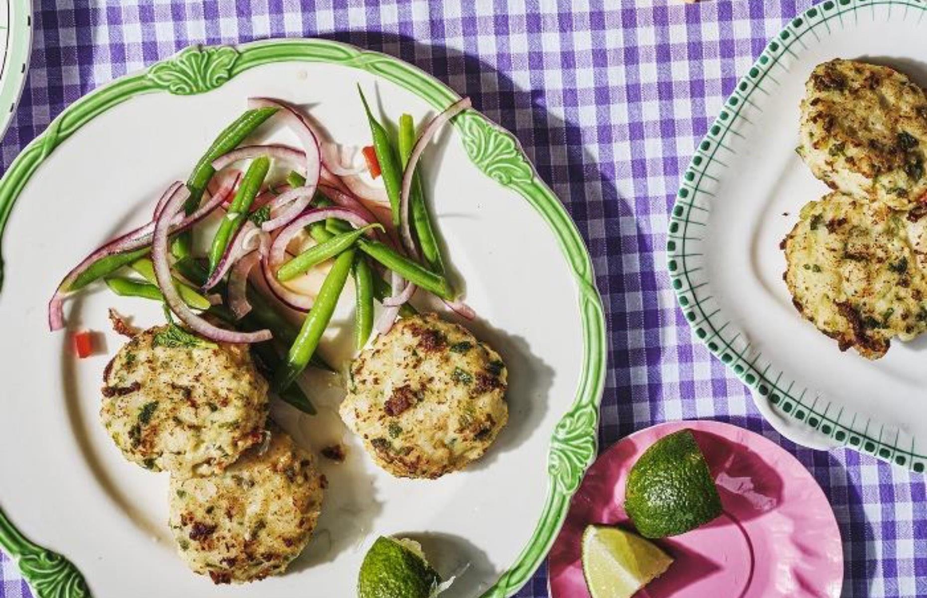 Try these banana blossom Thai cakes