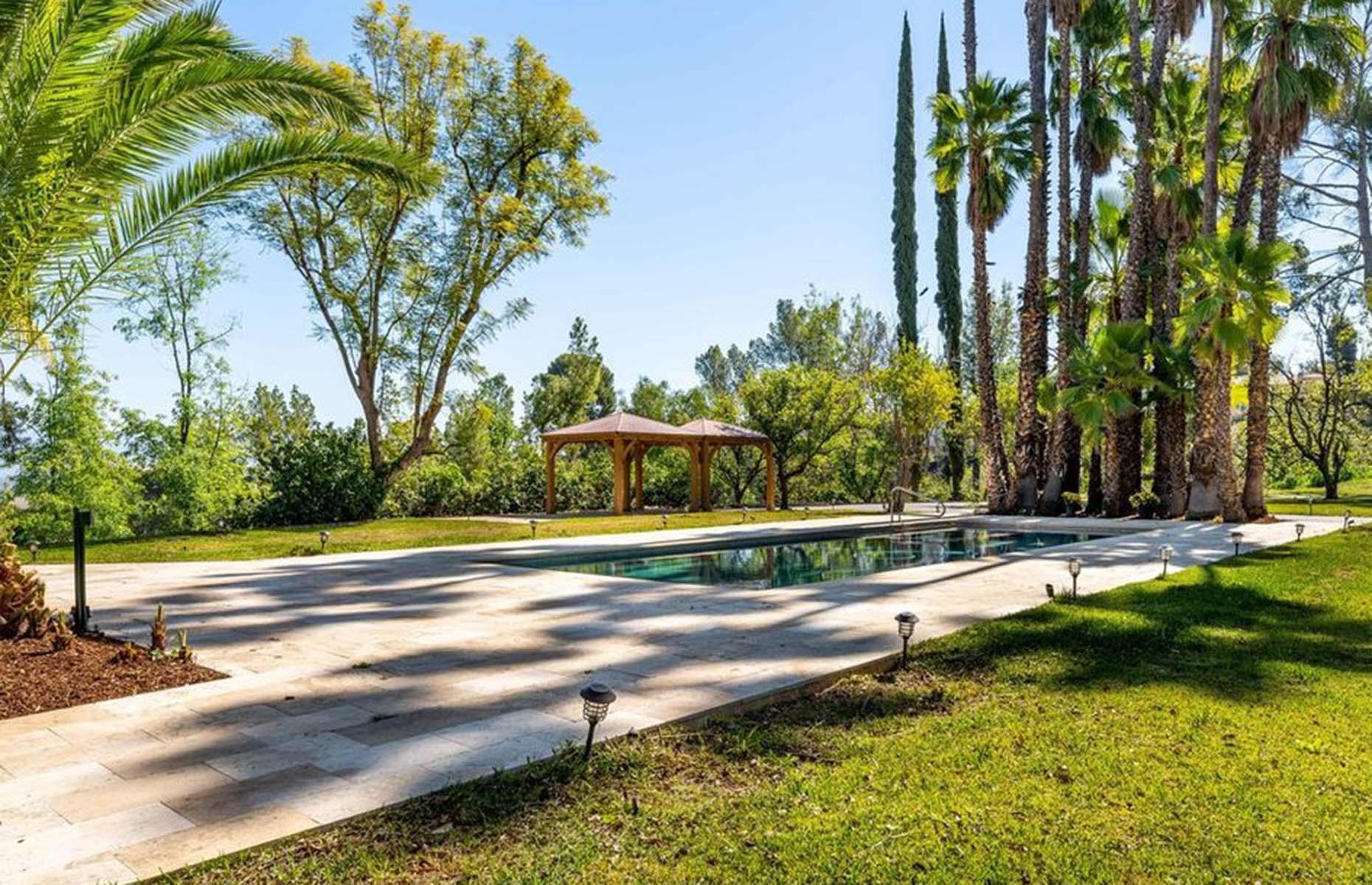 April: Zendaya's secluded ranch-style home