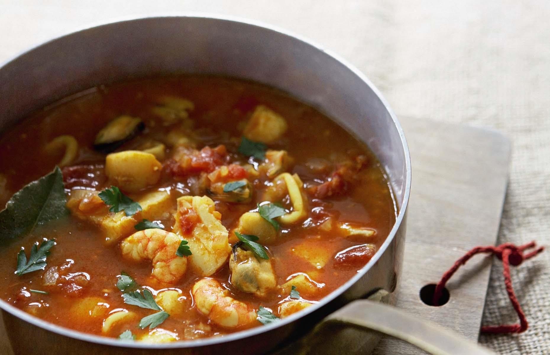 Chunky fish soup