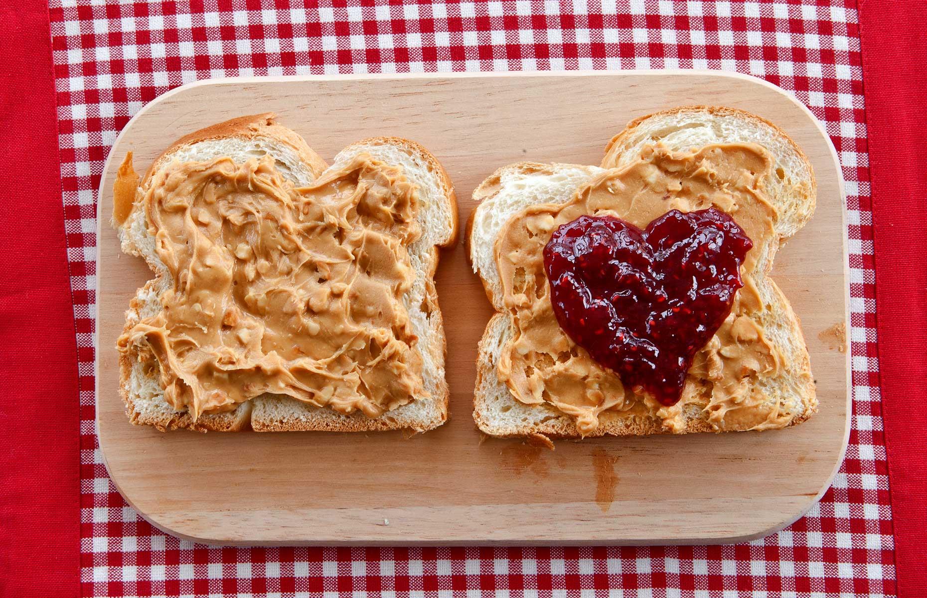 4. PB&J sandwiches are good for you