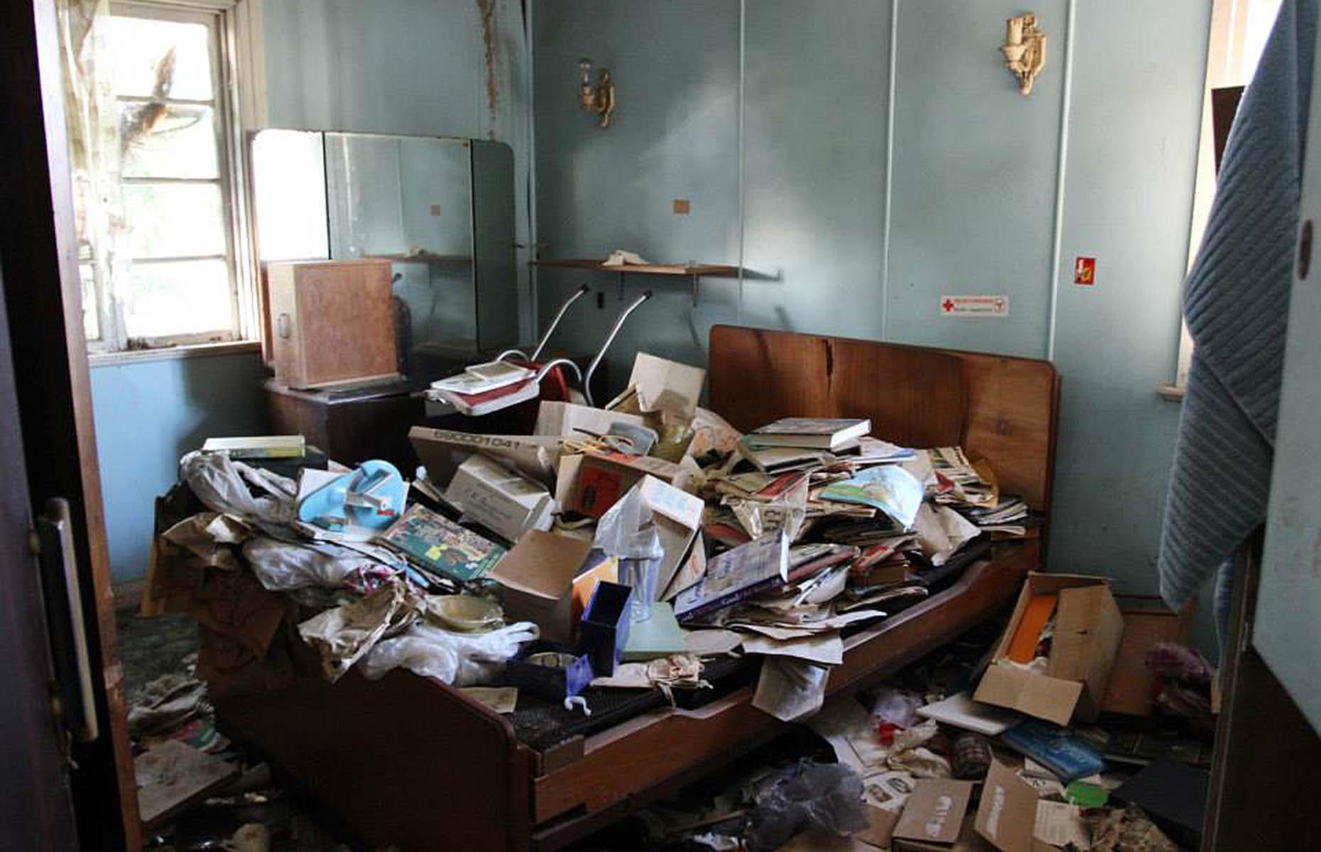 Eerie Brisbane hoarder house