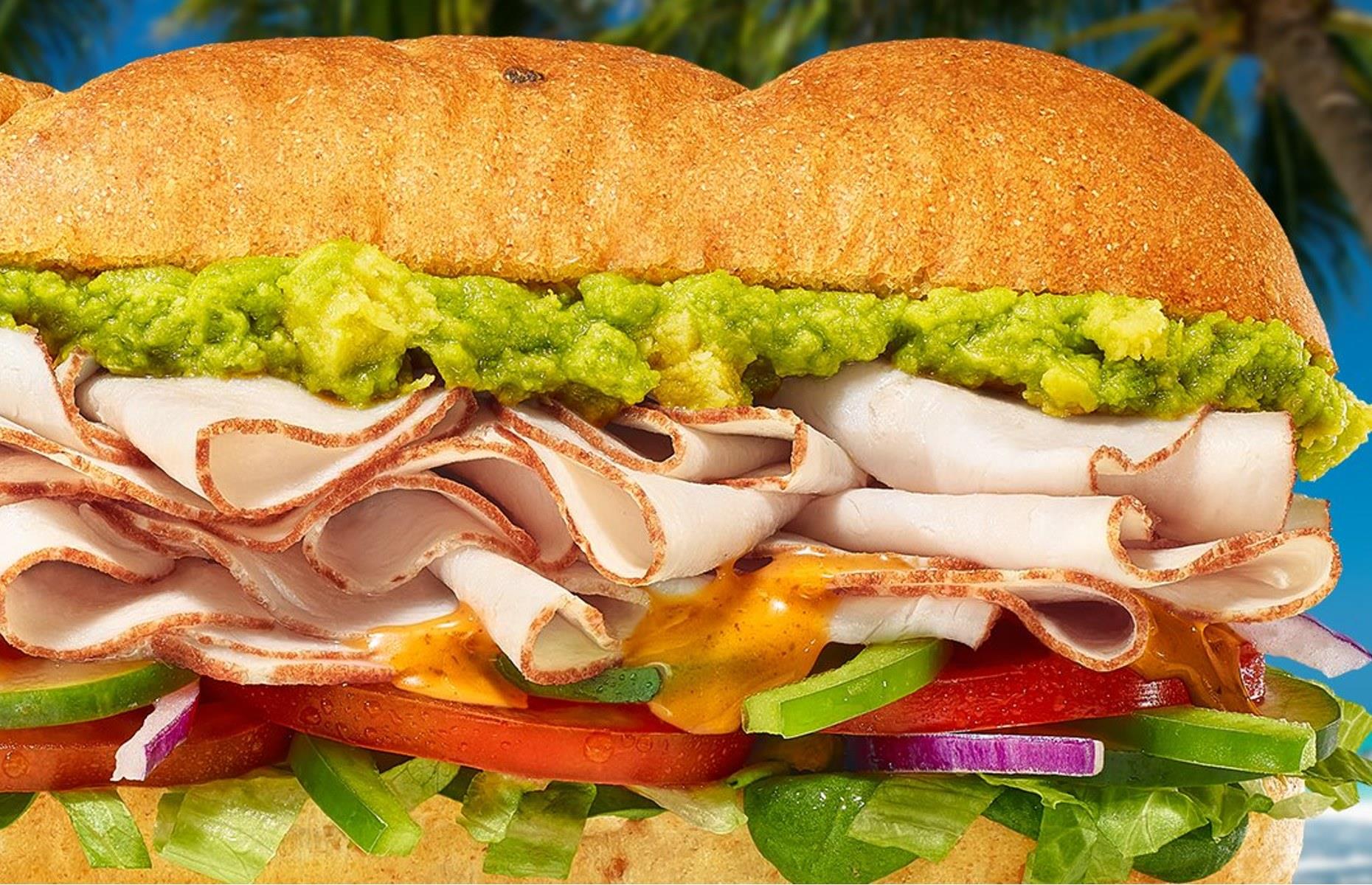 Baja Turkey Avocado, Subway