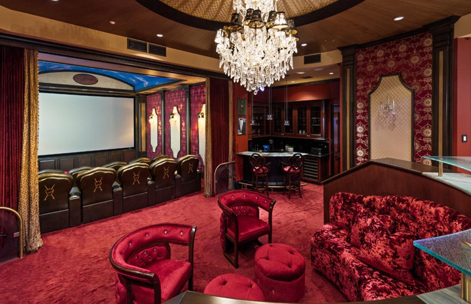Make-up influencer's mansion, Los Angeles, USA