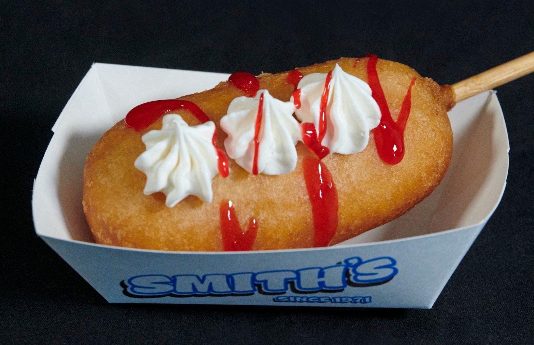 Iowa: eat food on a stick at the Iowa State Fair
