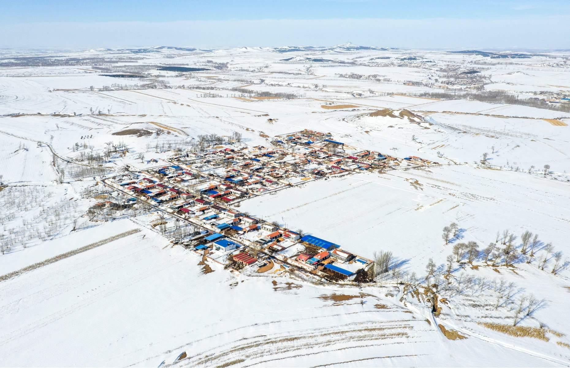 Snowstorm, Inner Mongolia, China