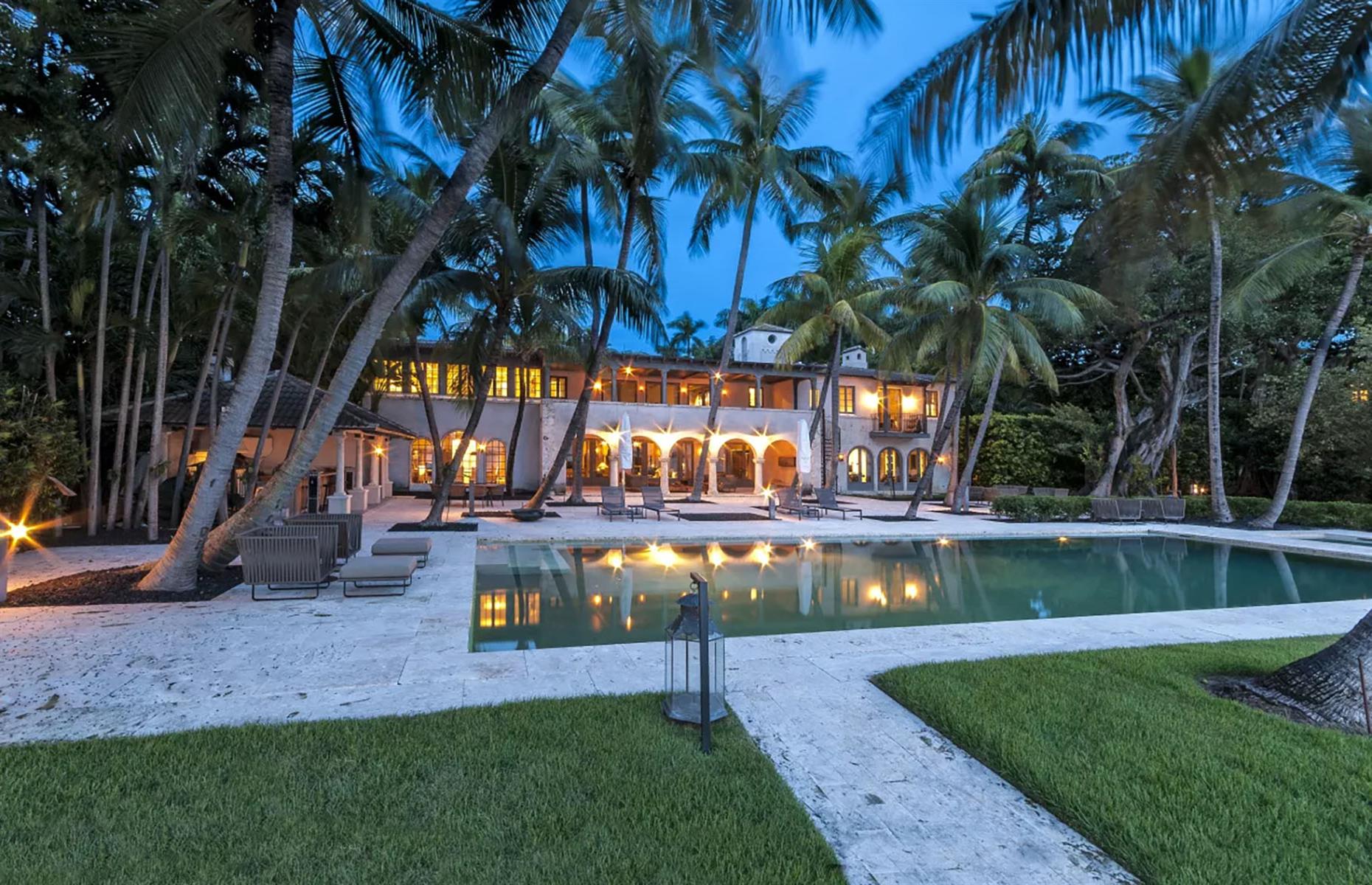 Phil Collins' Miami Beach mansion, Florida, USA