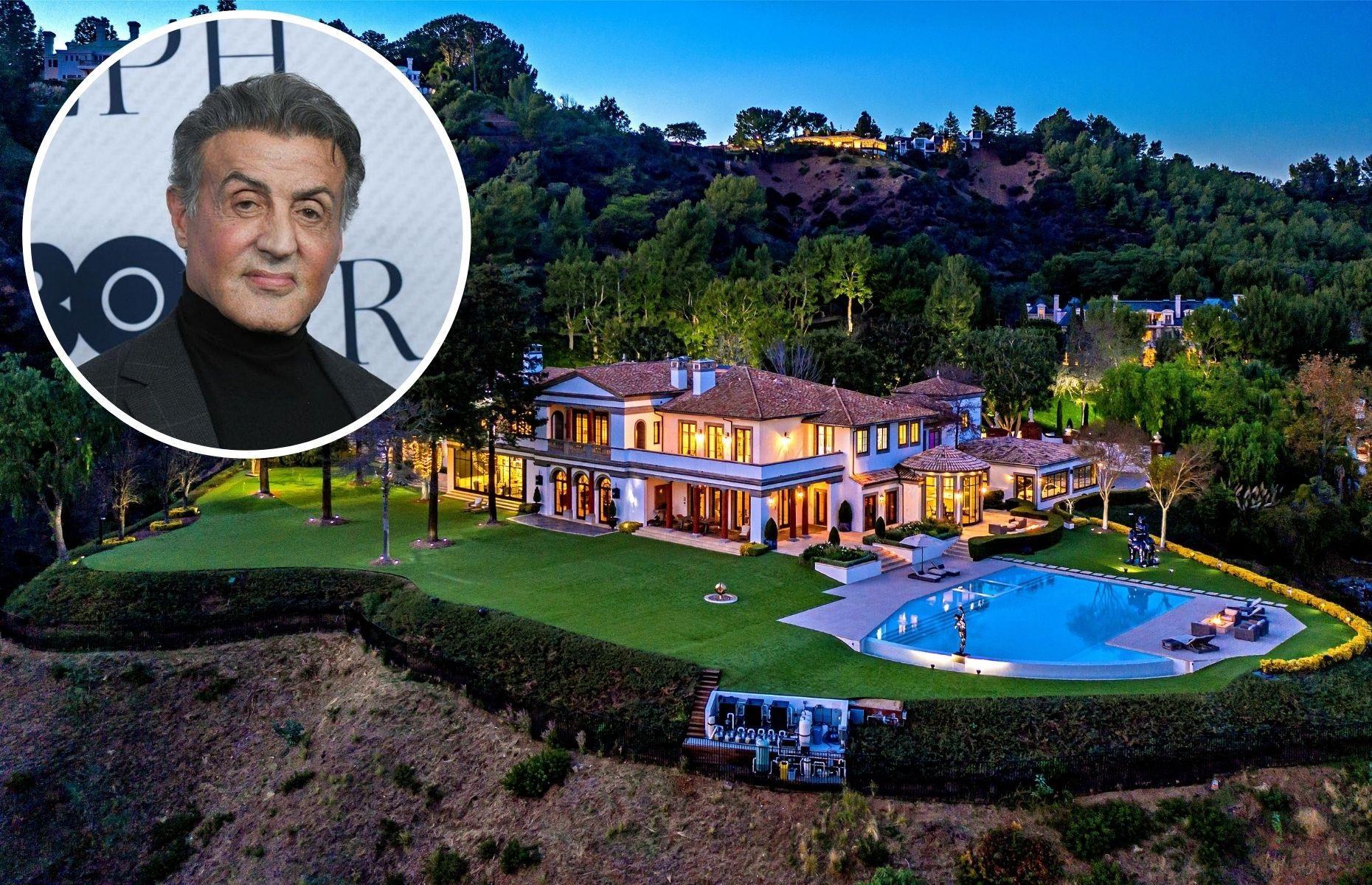 Inside Sylvester Stallone's $58m mansion and more 80s star homes ...