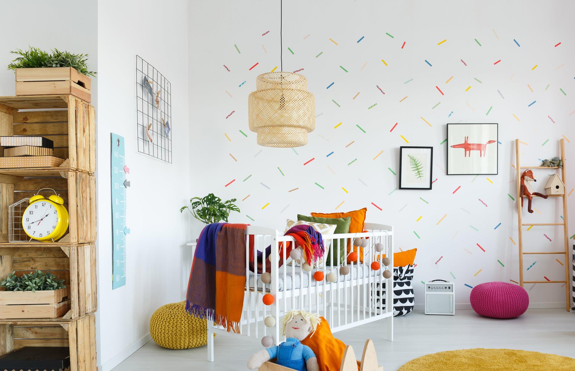 Create washi tape walls