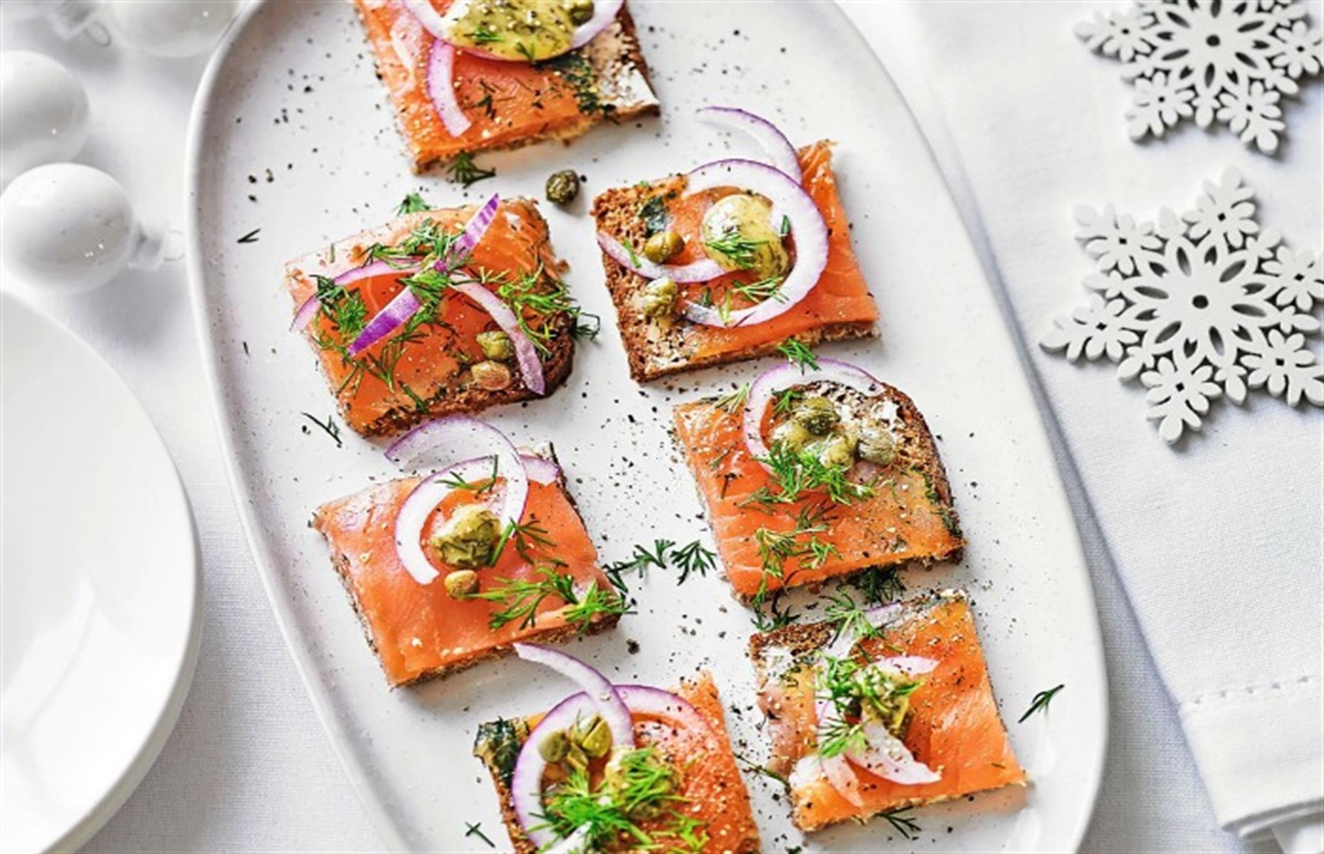 Gravadlax on rye