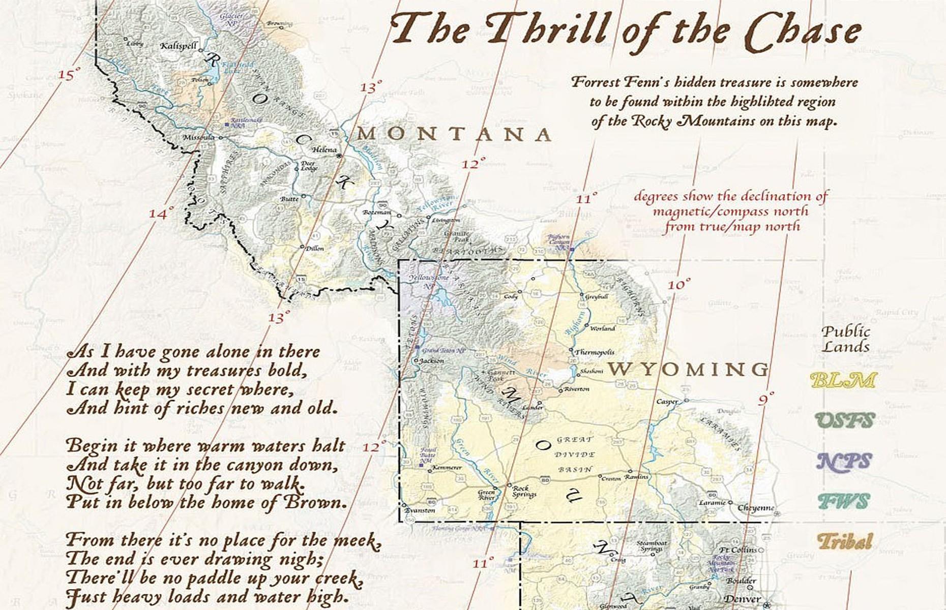 Fenn Treasure, Colorado and Utah border