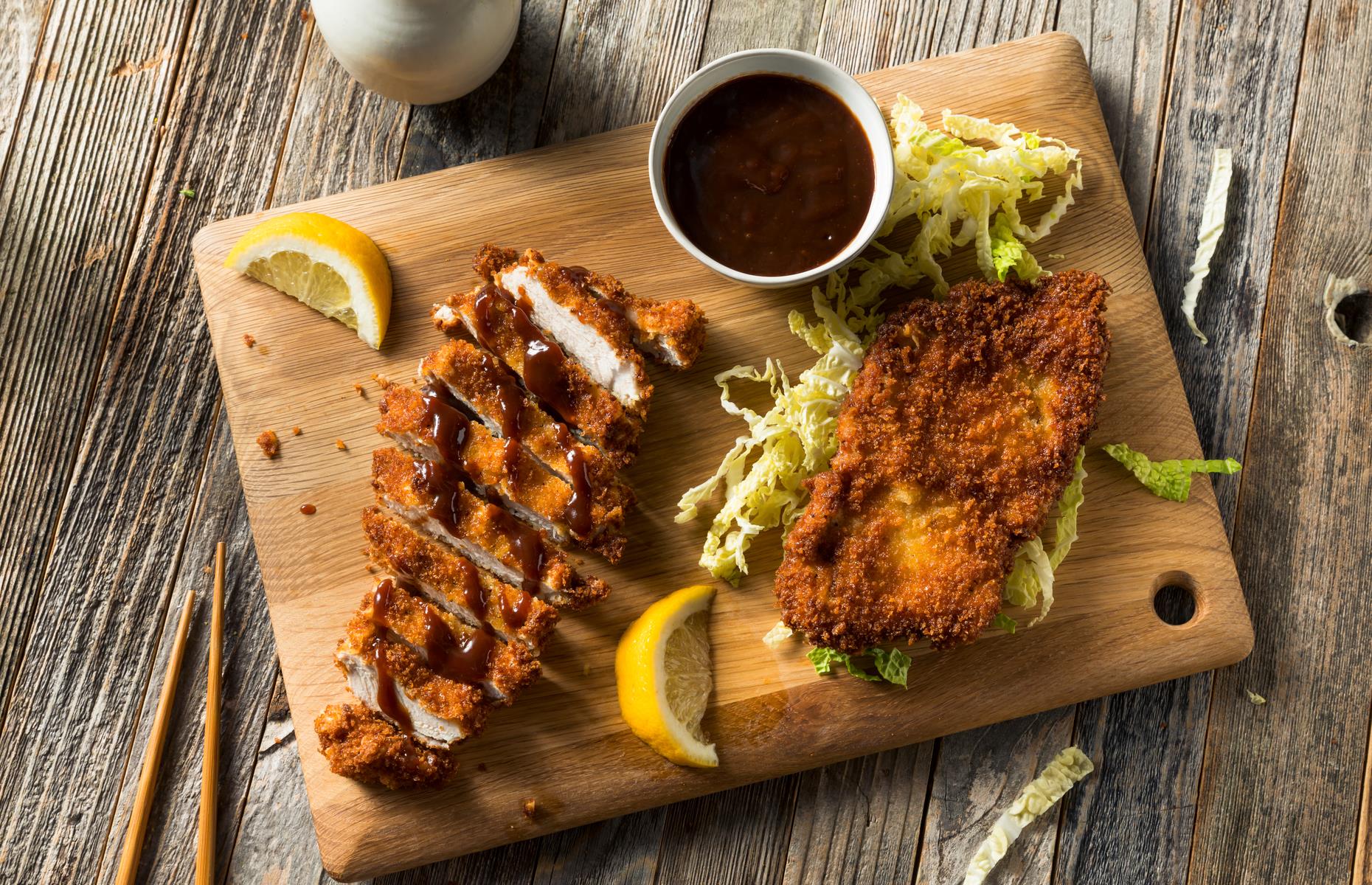 Breaded pork