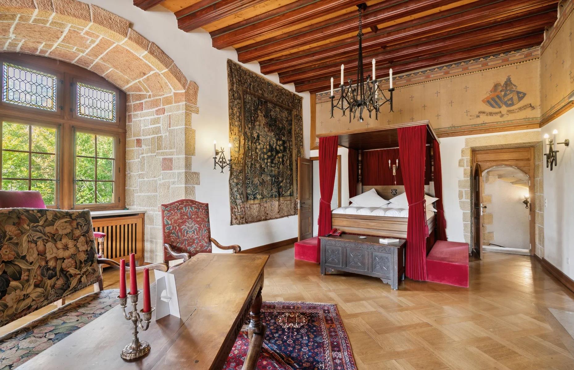 Le Château de Vaumarcus, Neuchatel, Switzerland
