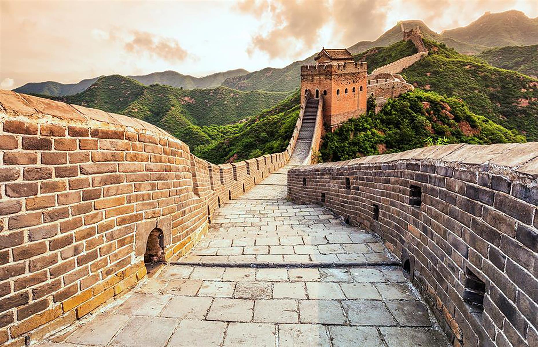 29. The Great Wall of China is just a wall