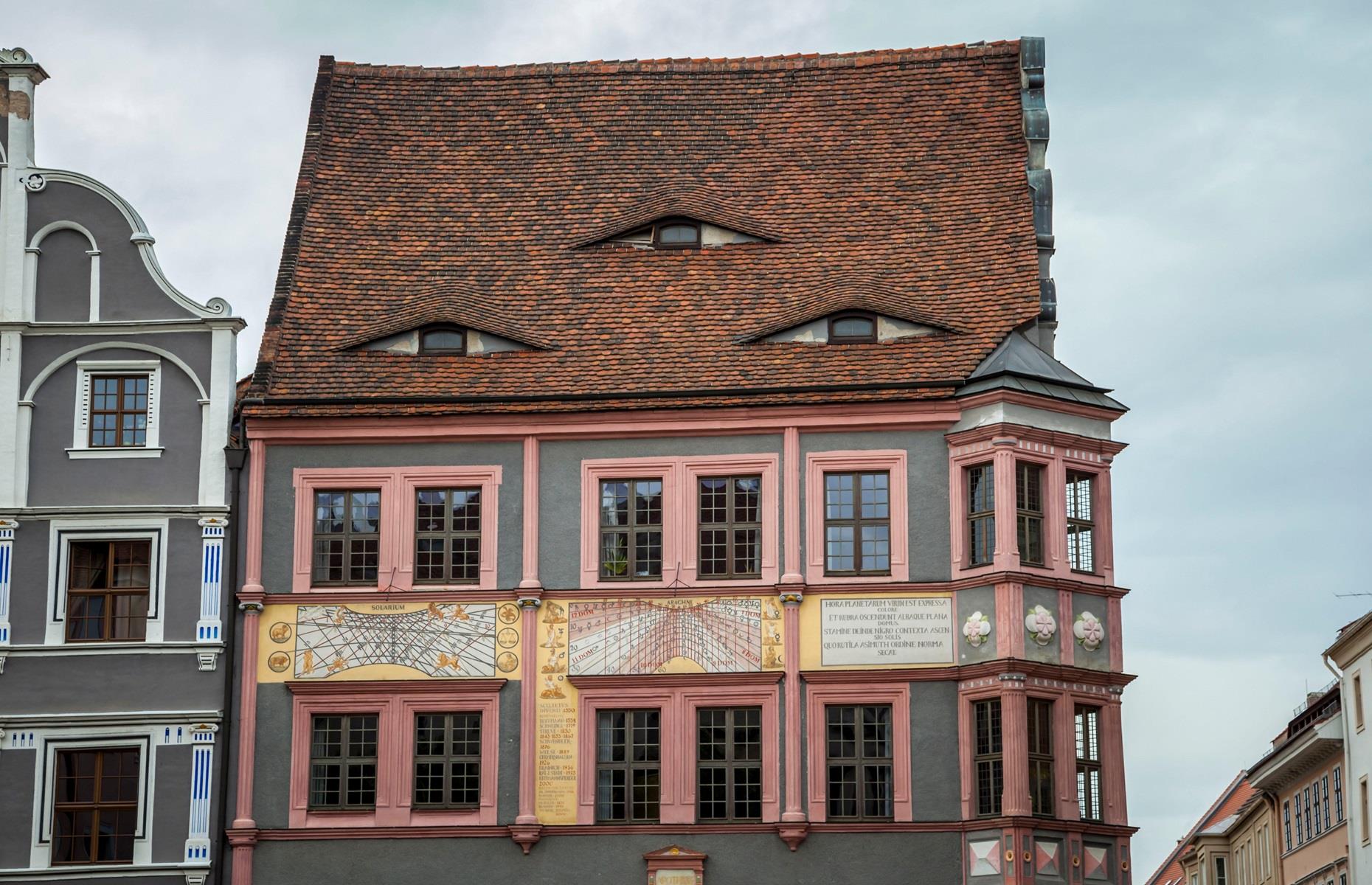 Casa de tres ojos, Sajonia, Alemania