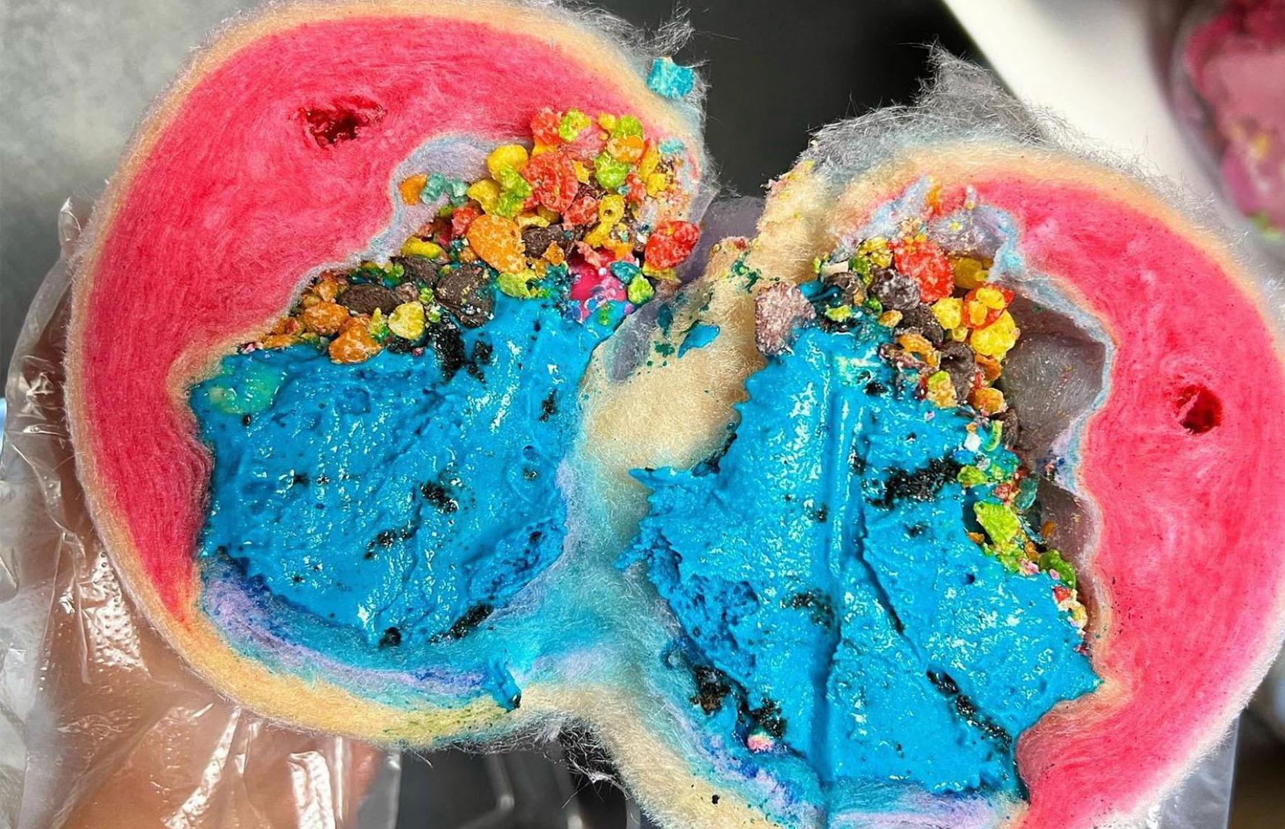 Nevada: cotton candy burrito