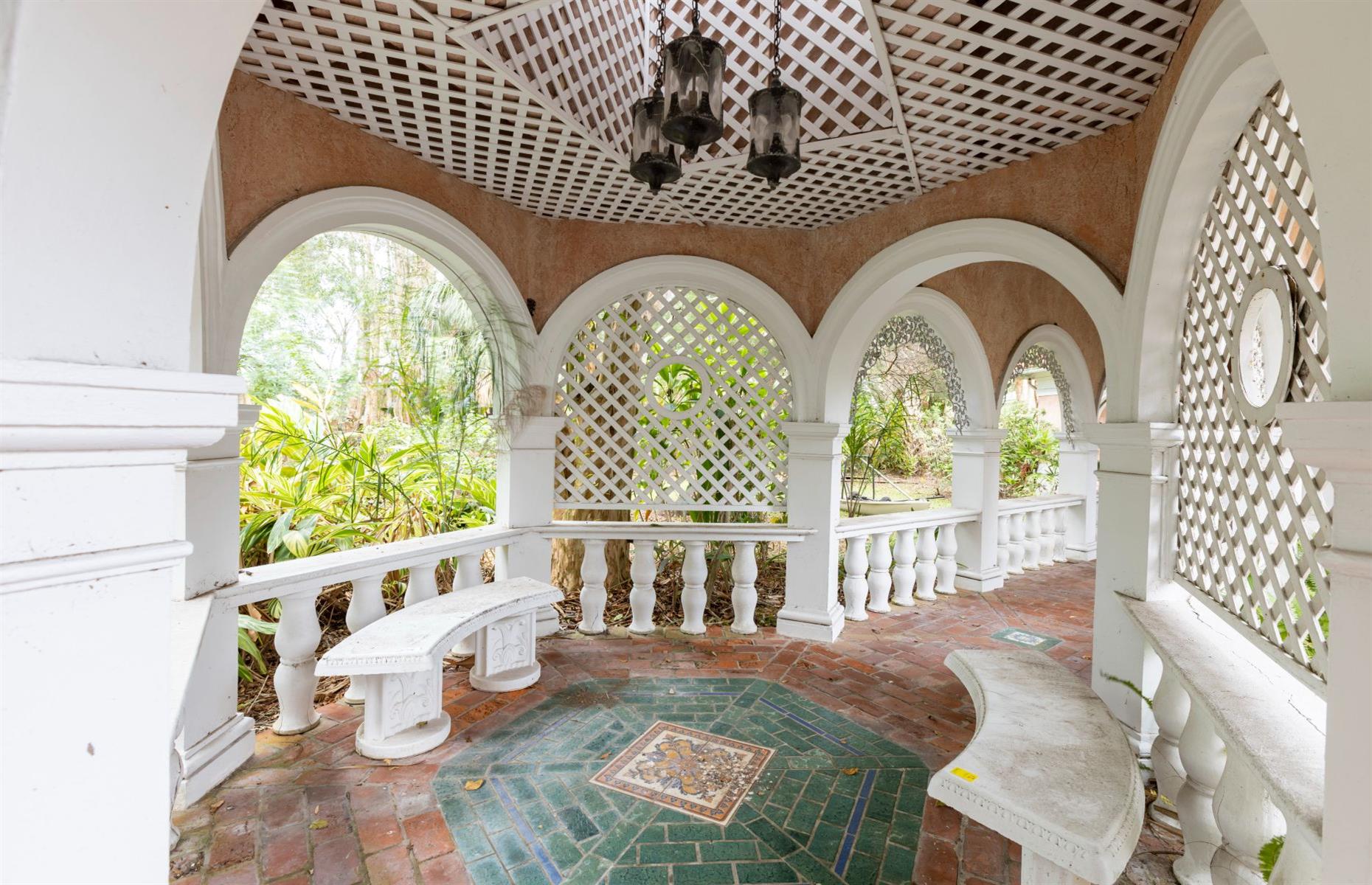 Romantische Terrasse