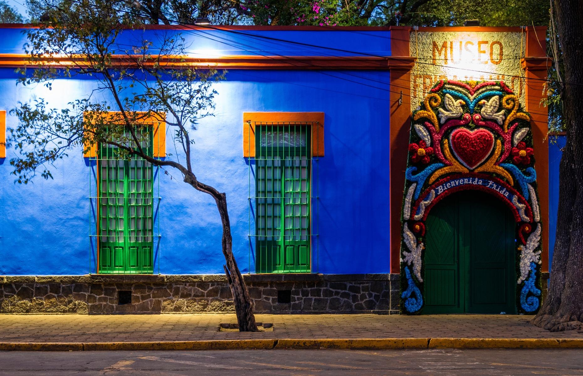 La maison bleue de Frida Kahlo, Mexico, Mexique