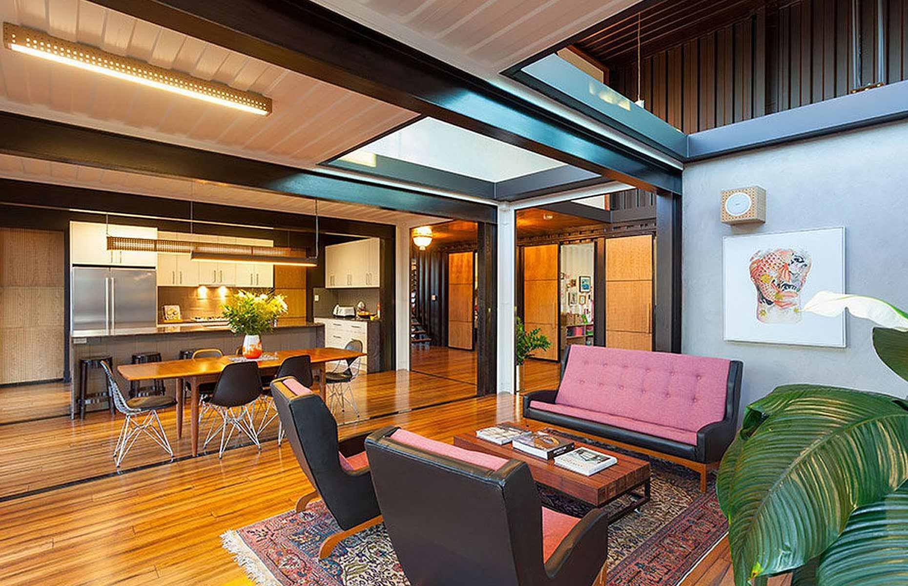 Vivienda suburbana en un contenedor, Queensland, Australia 