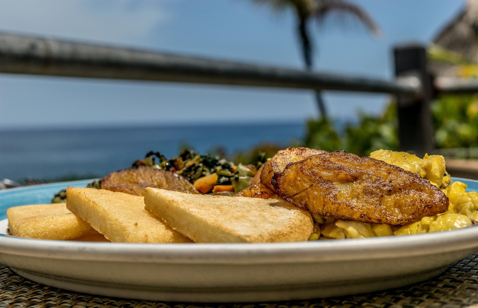 26. Breakfast on ackee and saltfish in Jamaica