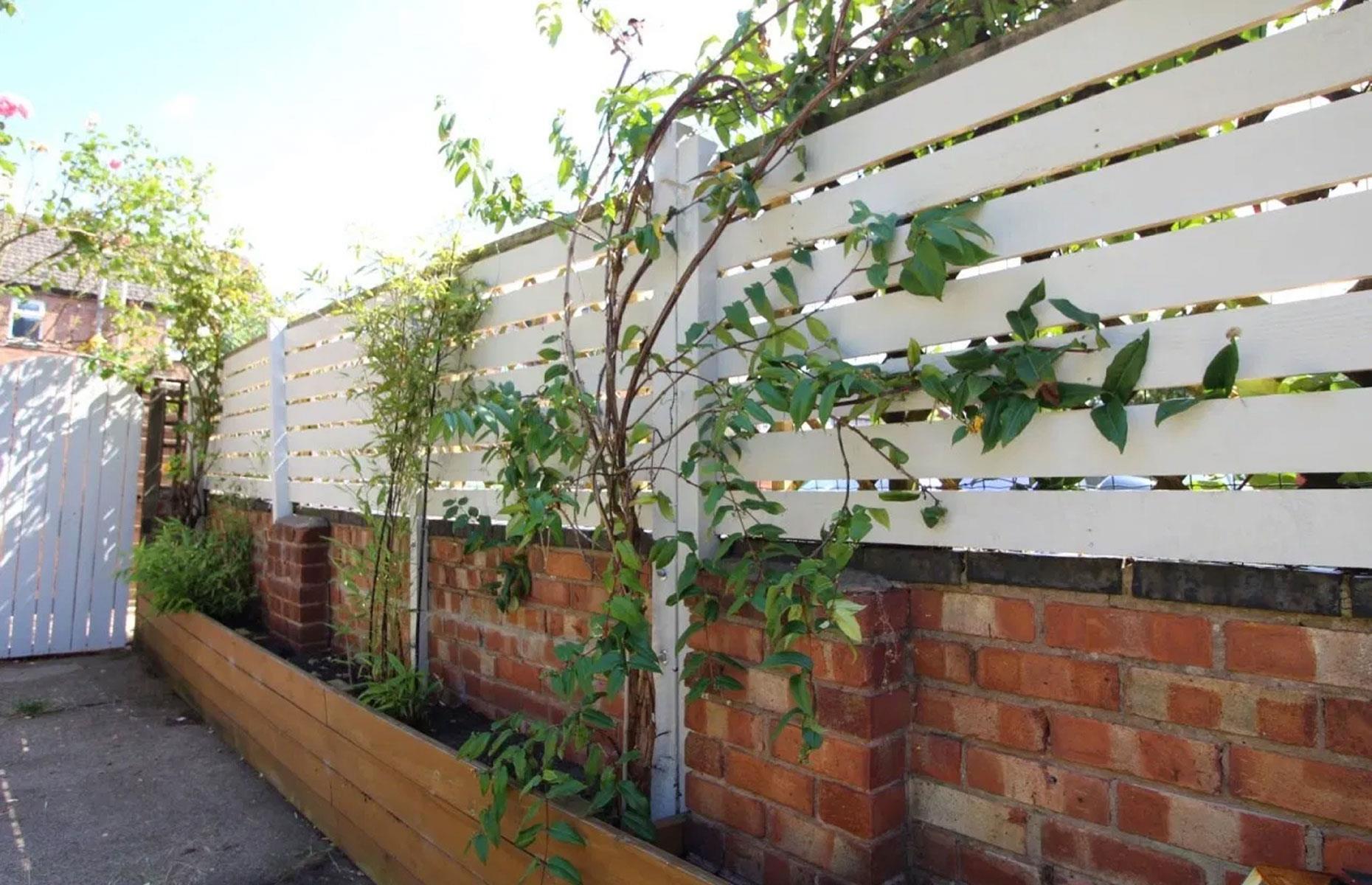 Try out a trellis fence