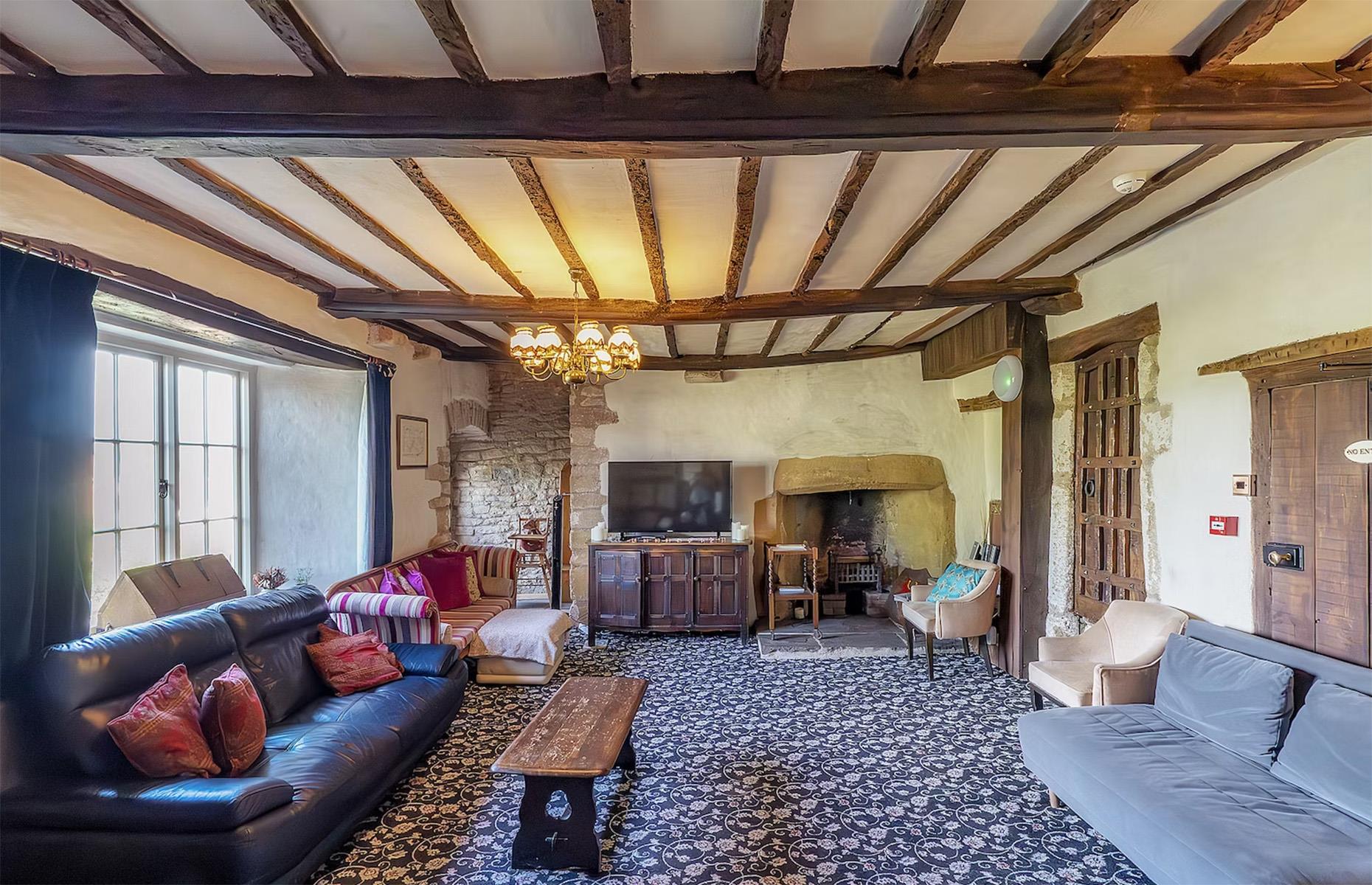 Henry VIII's medieval manor, Wales, UK