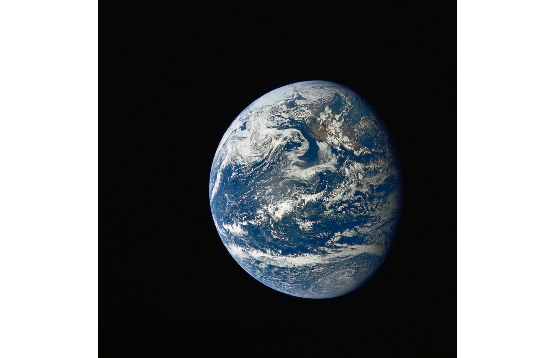 View of Earth from Apollo 11