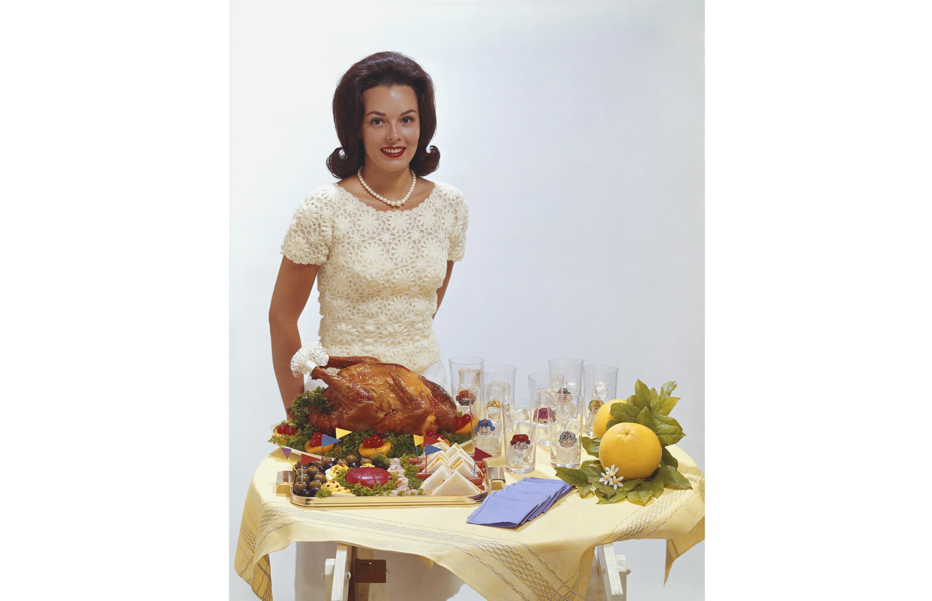 1960s: garnishes get garish