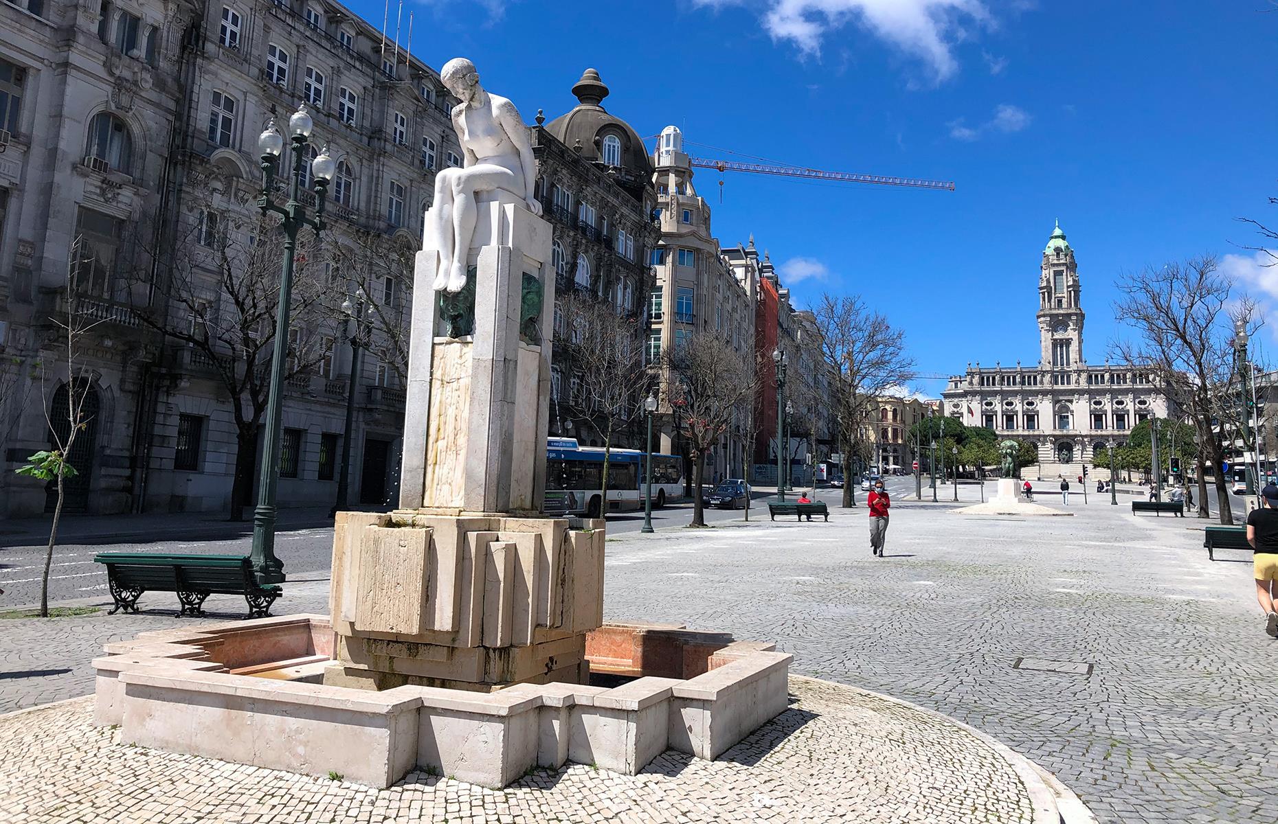 Freedom Square, Porto, Portugal