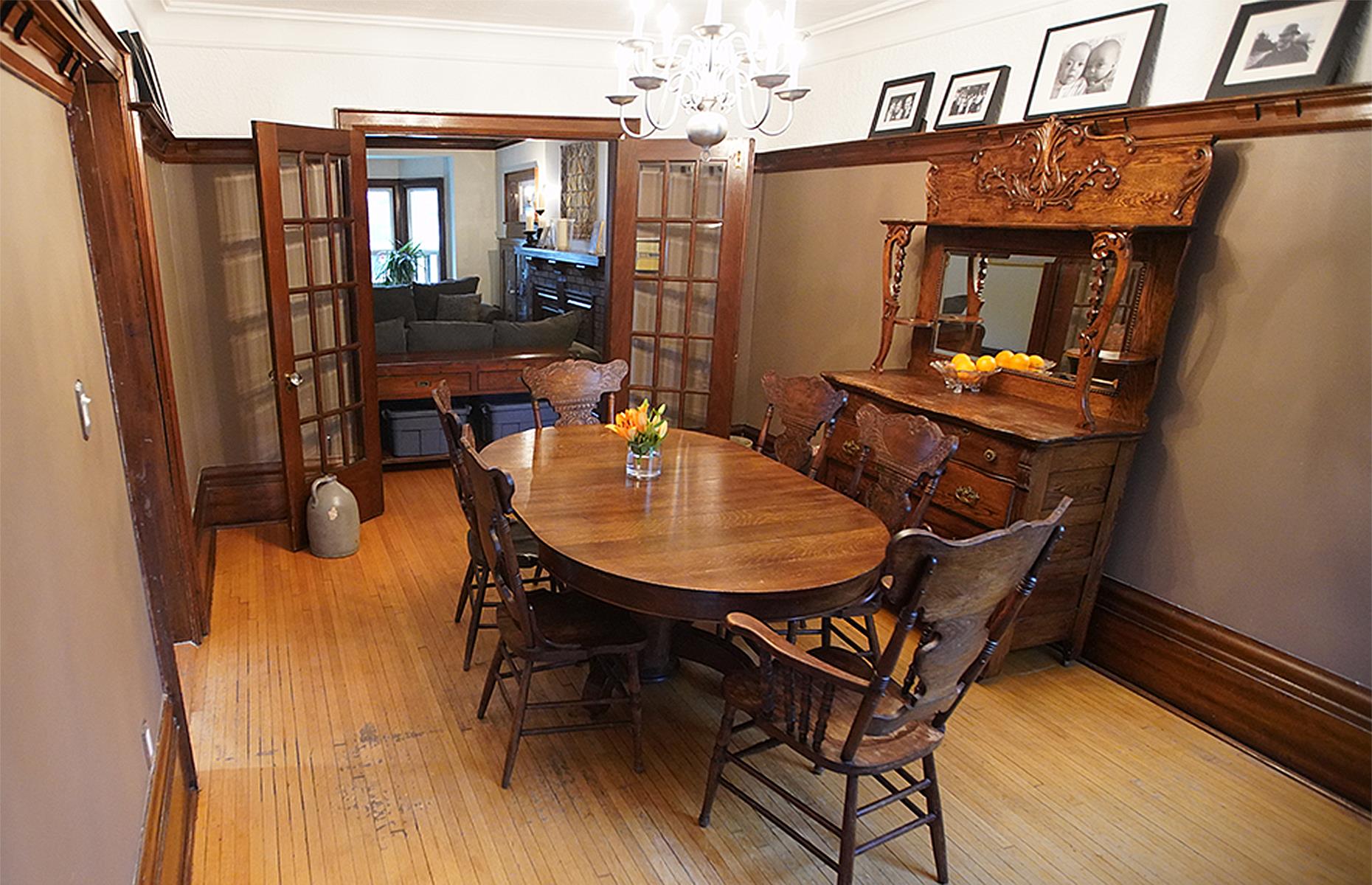 Before: drab vintage home 