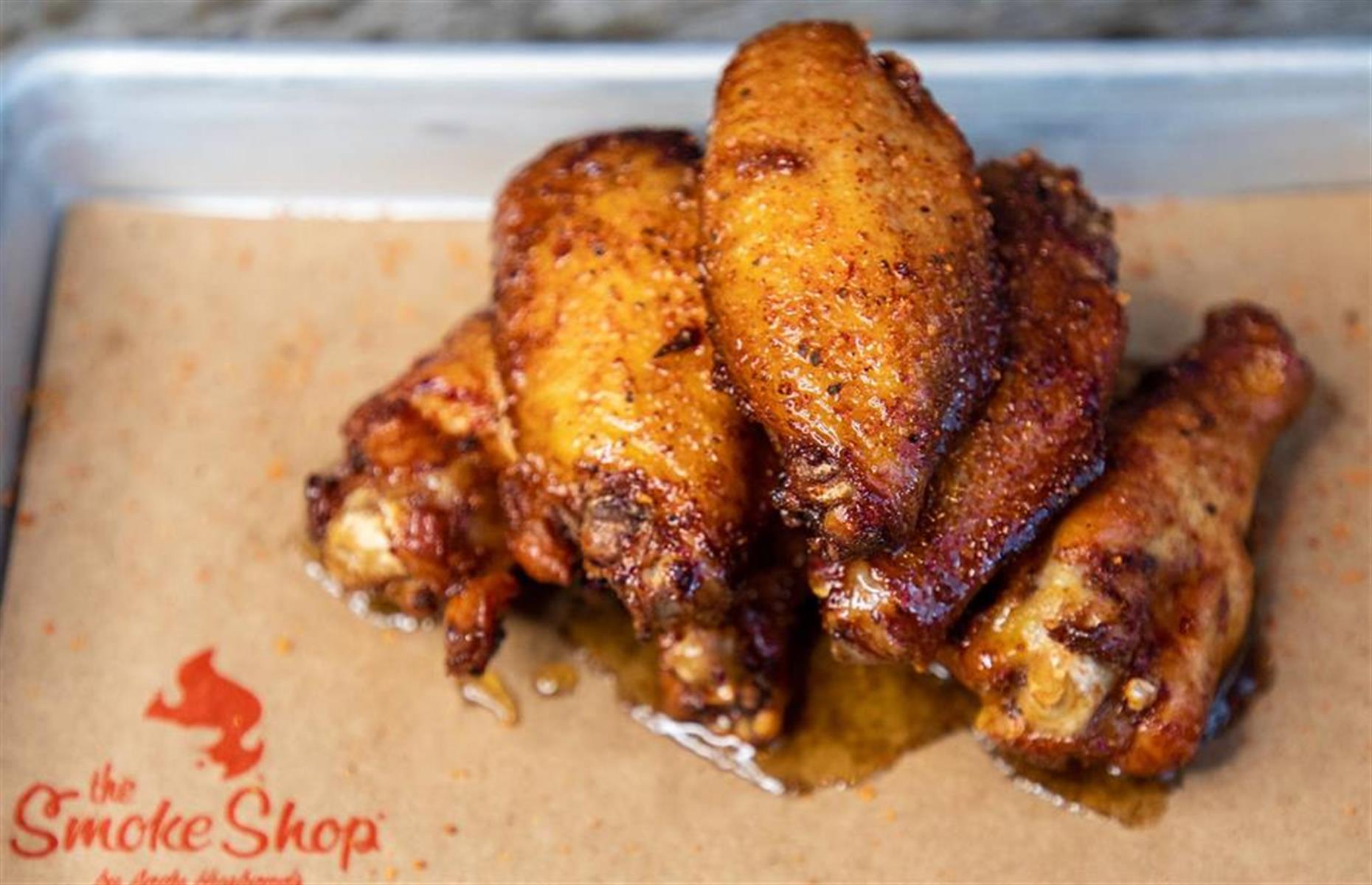 Massachusetts: The Smoke Shop BBQ’s famous wings, The Smoke Shop, Boston