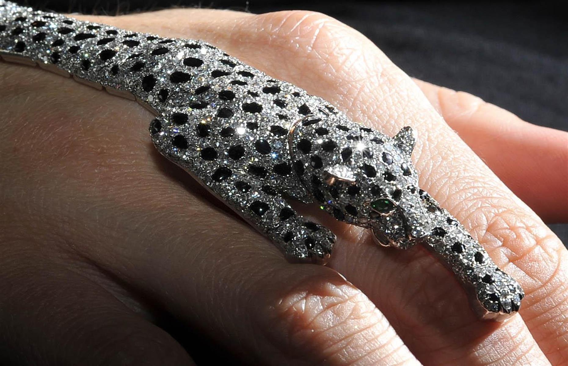 Diamond panther bracelet: $5.7 million (£4.5m)