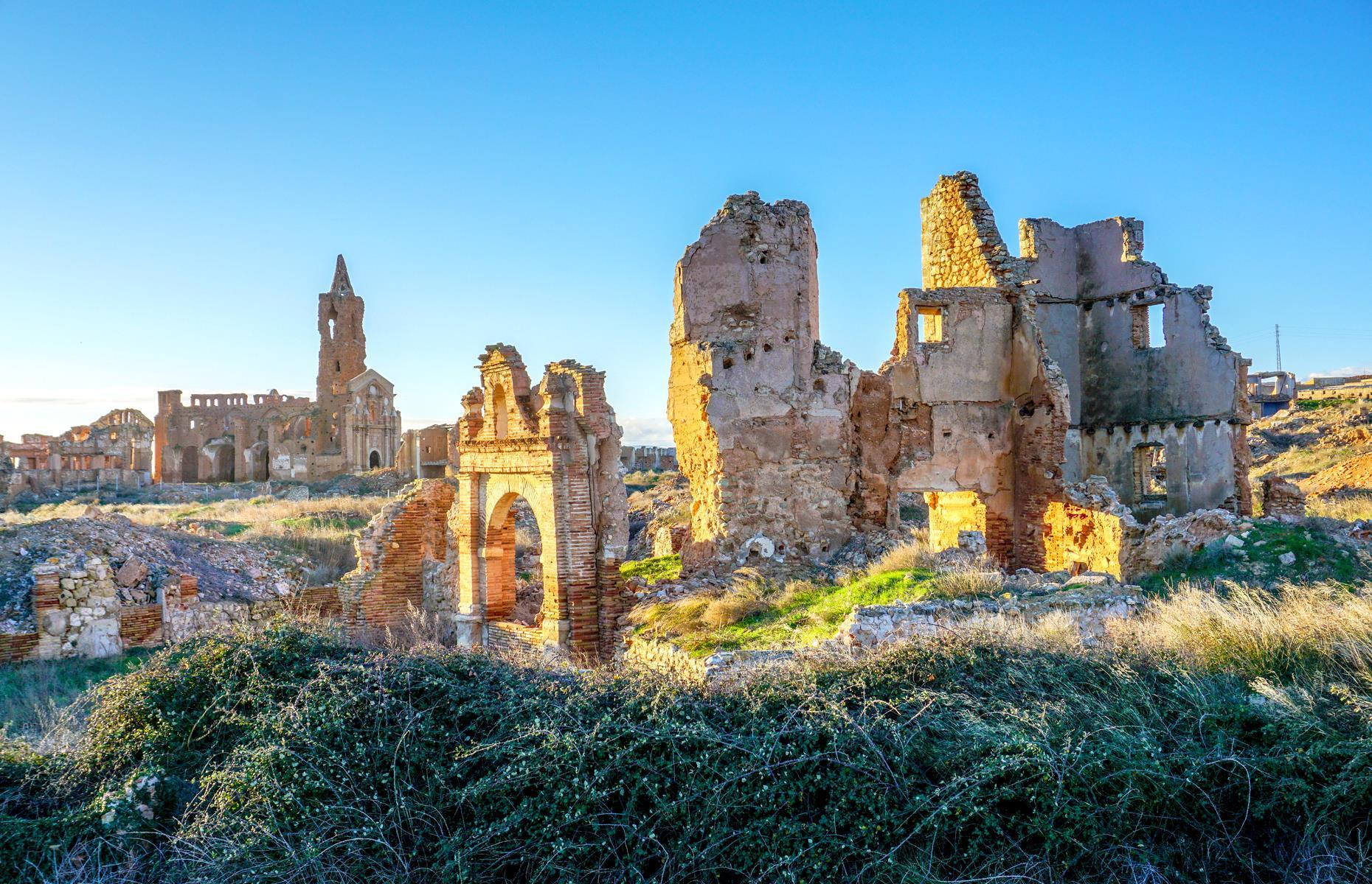 Belchite, Zaragoza, Spain 