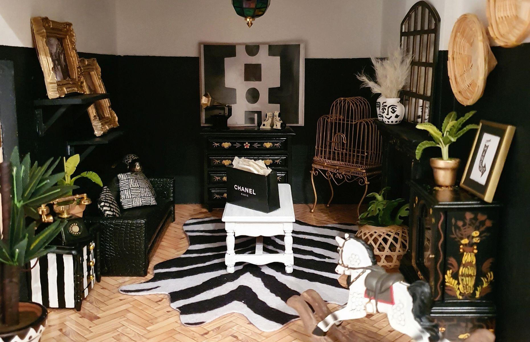 Living room in miniature