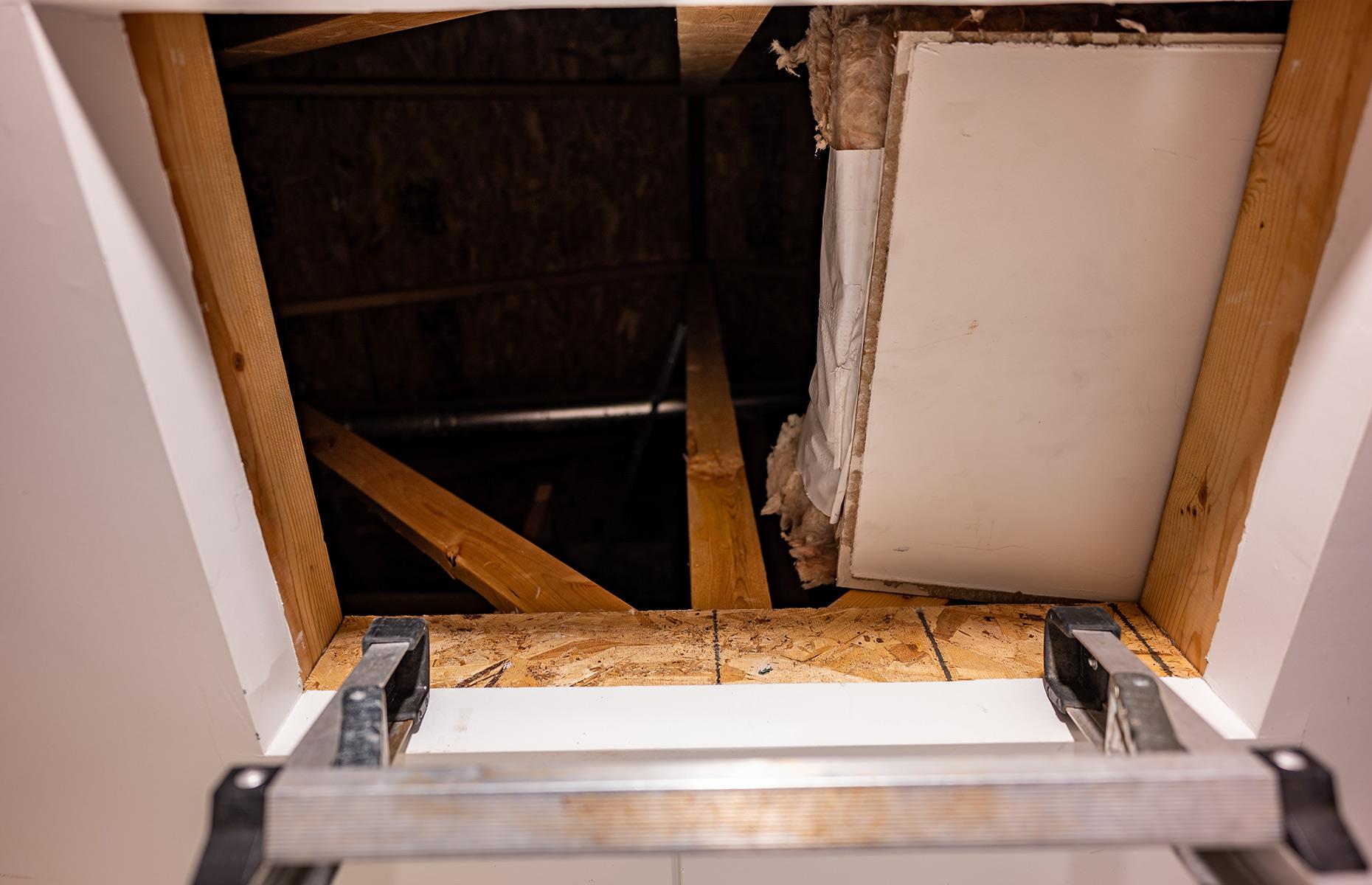 Add insulation strips to your loft hatch