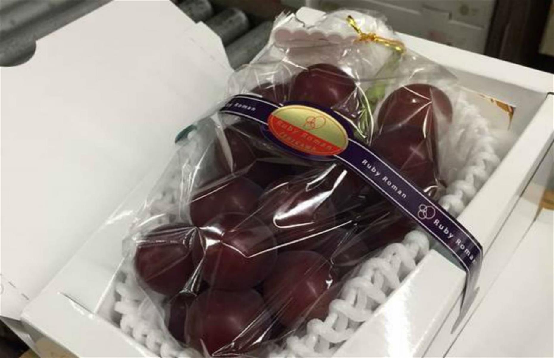 3. Ruby Roman grapes