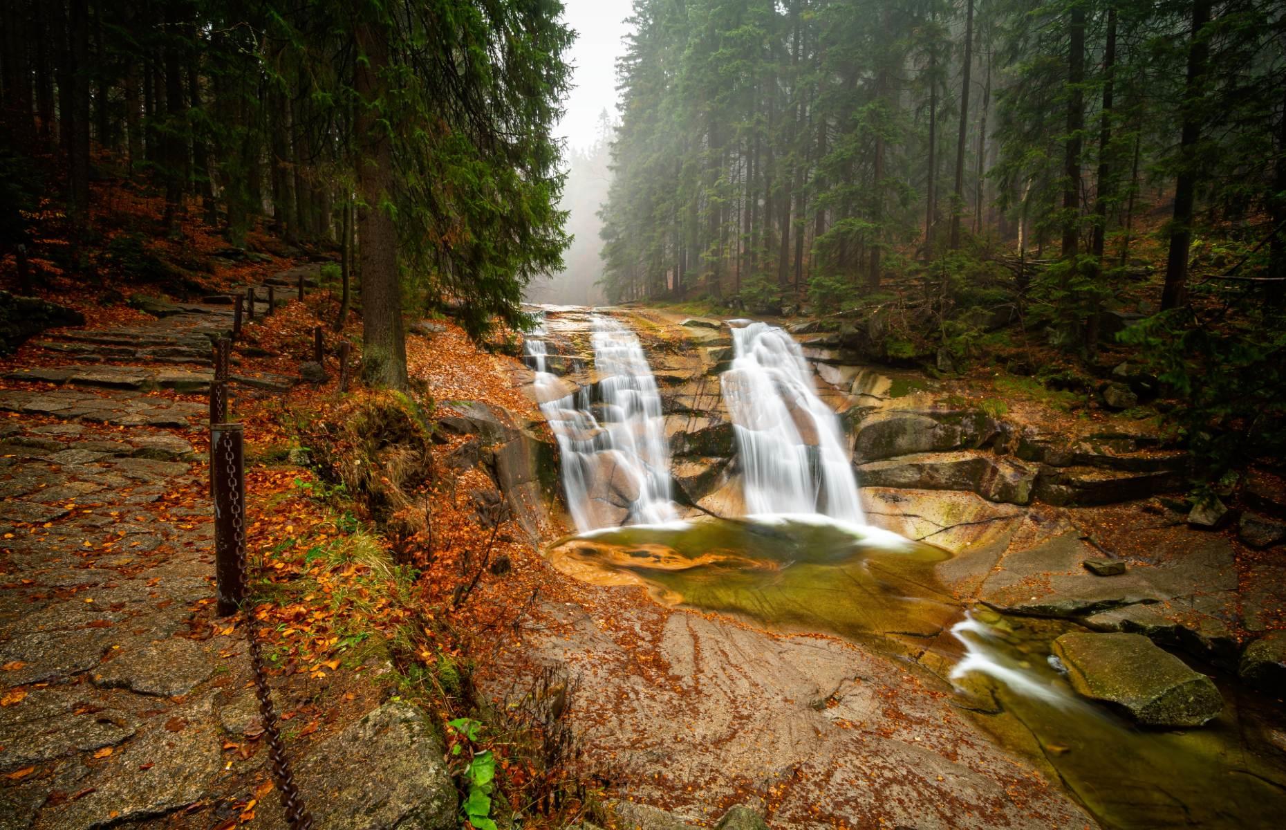 Mumlava Waterfall, Czech Republic