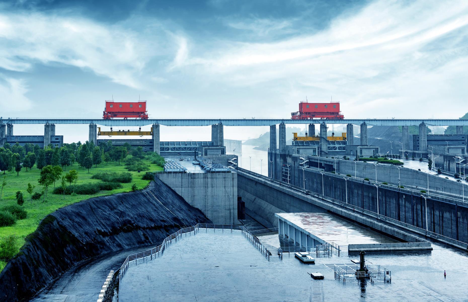 Yangtze River Three Gorges Dam, China 