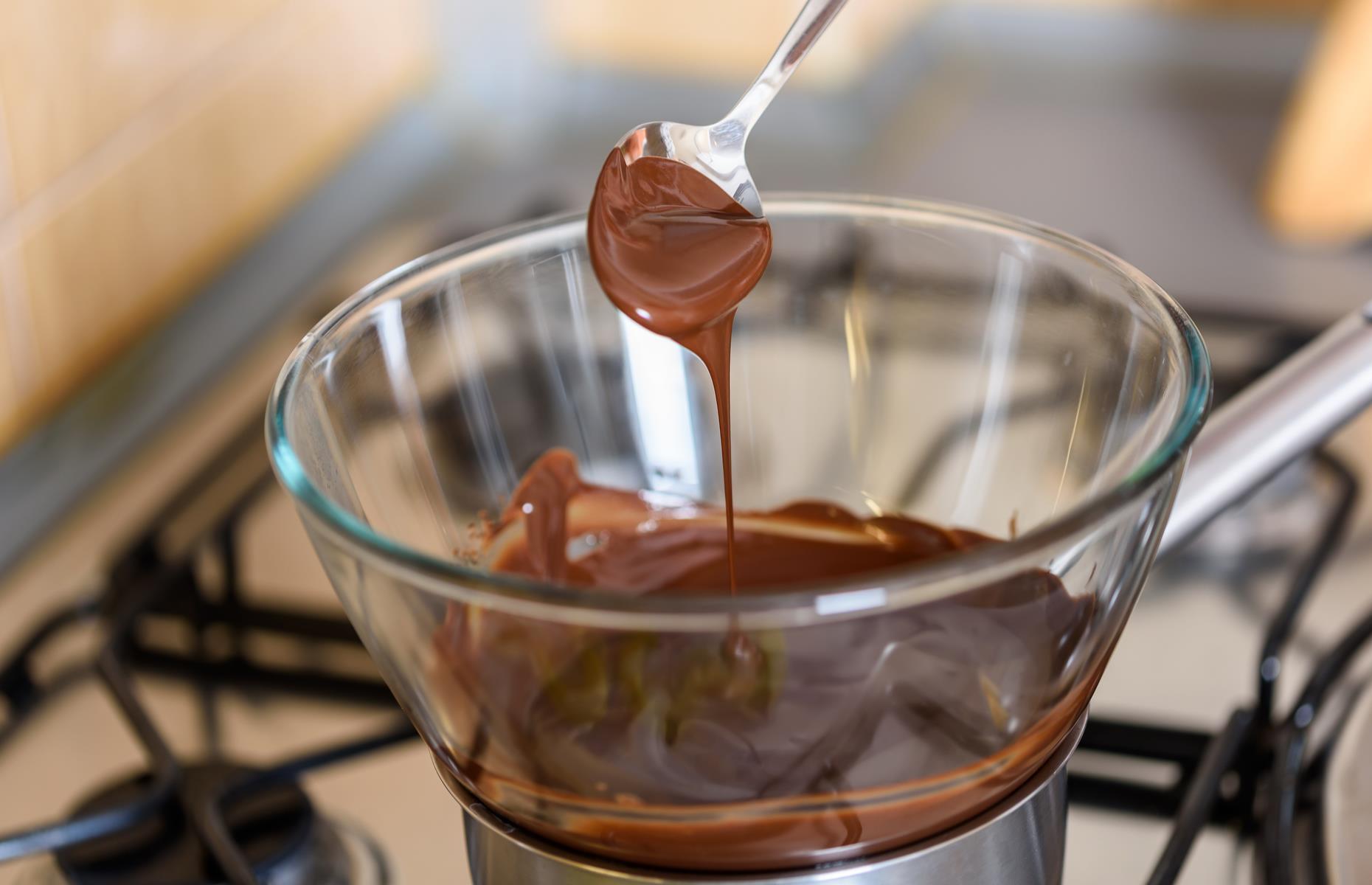 10. Chocolate goes lumpy when melting