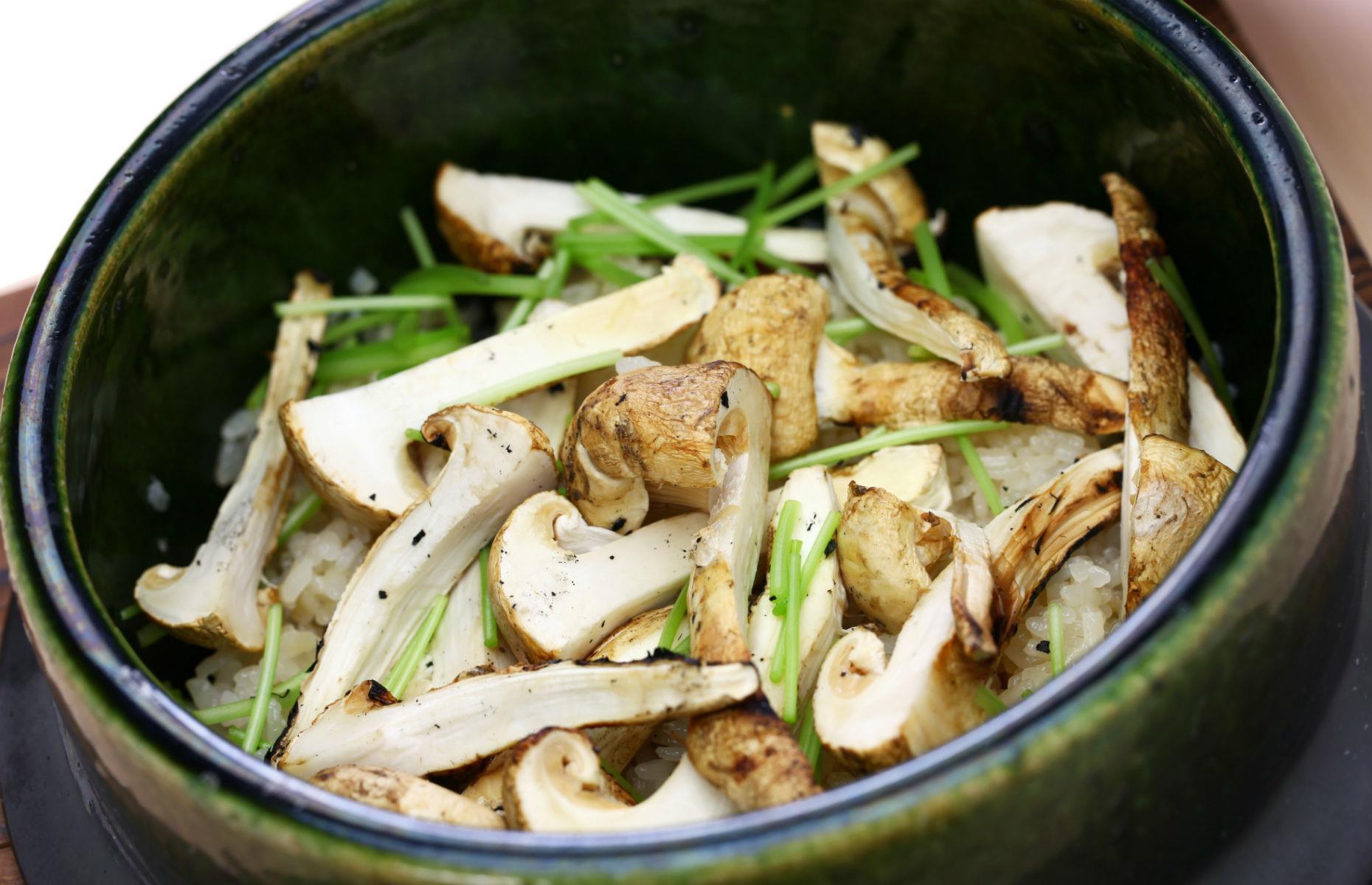 Matsutake mushrooms