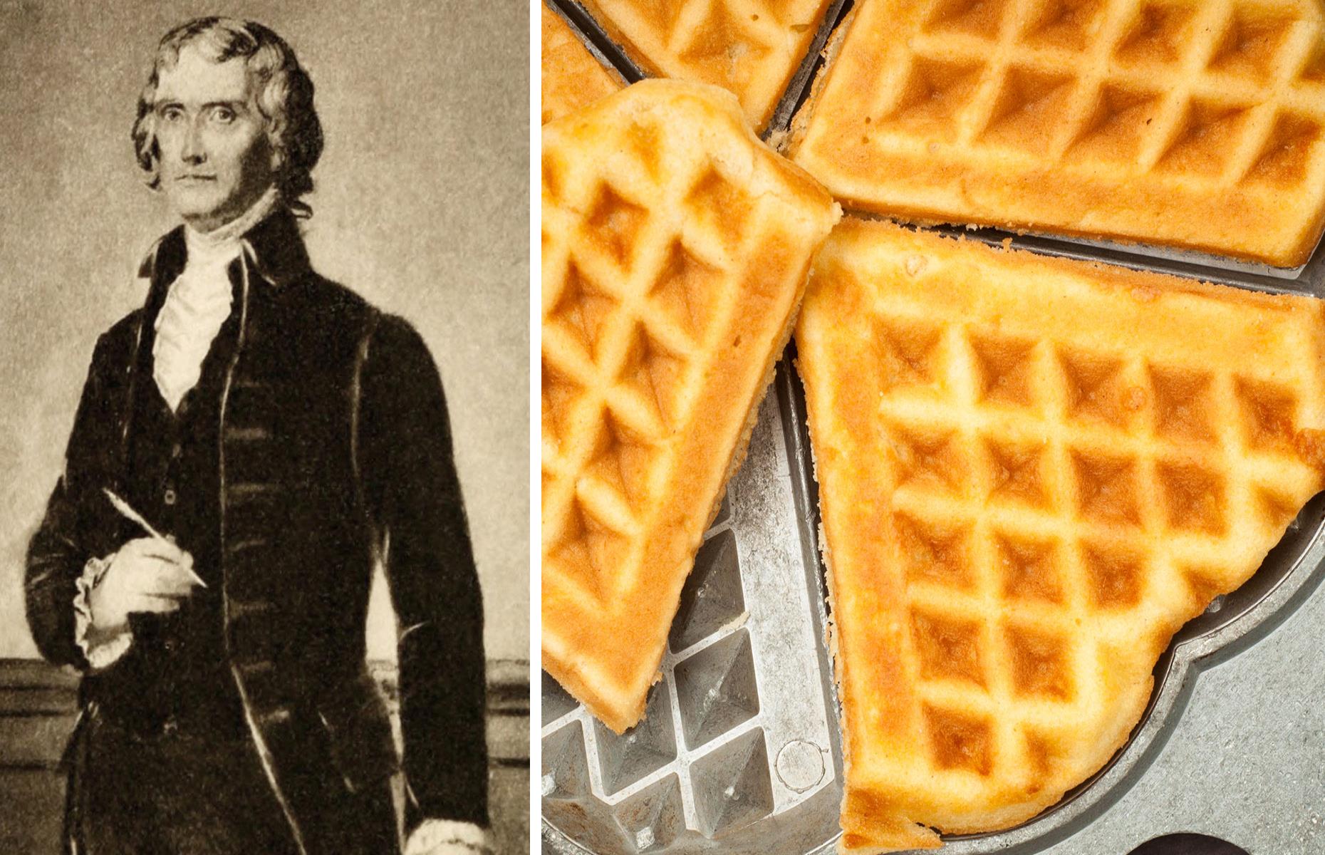 Thomas Jefferson’s collection of waffle irons