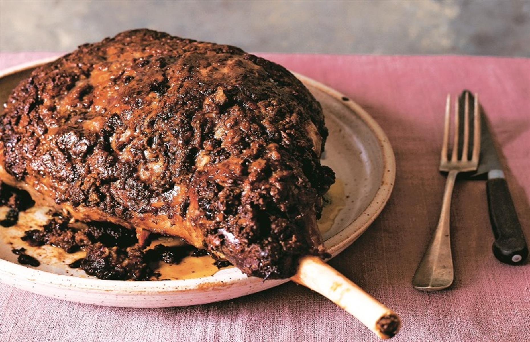 Leg of lamb: Indian-spiced lamb