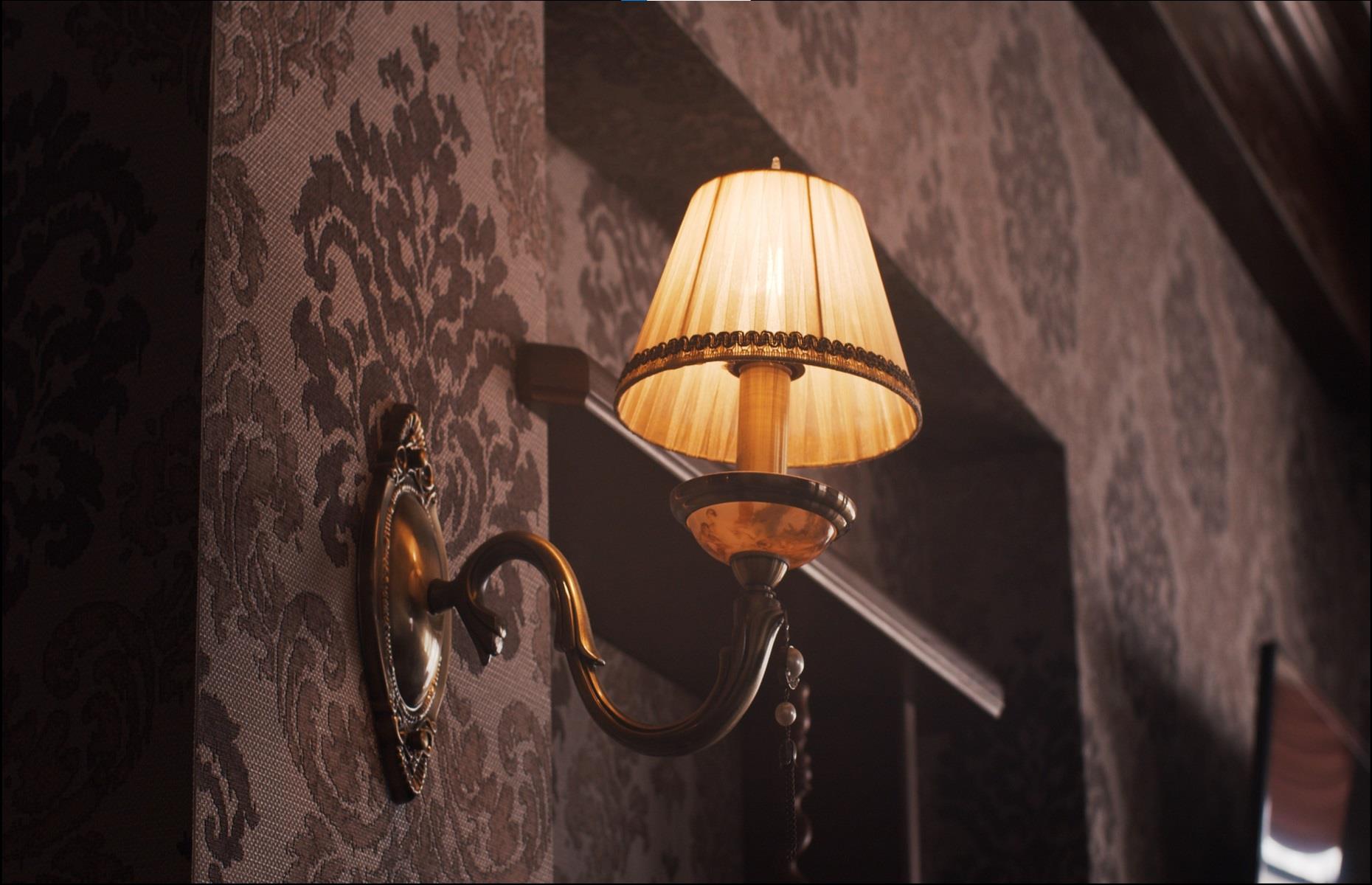 Then: wall sconces