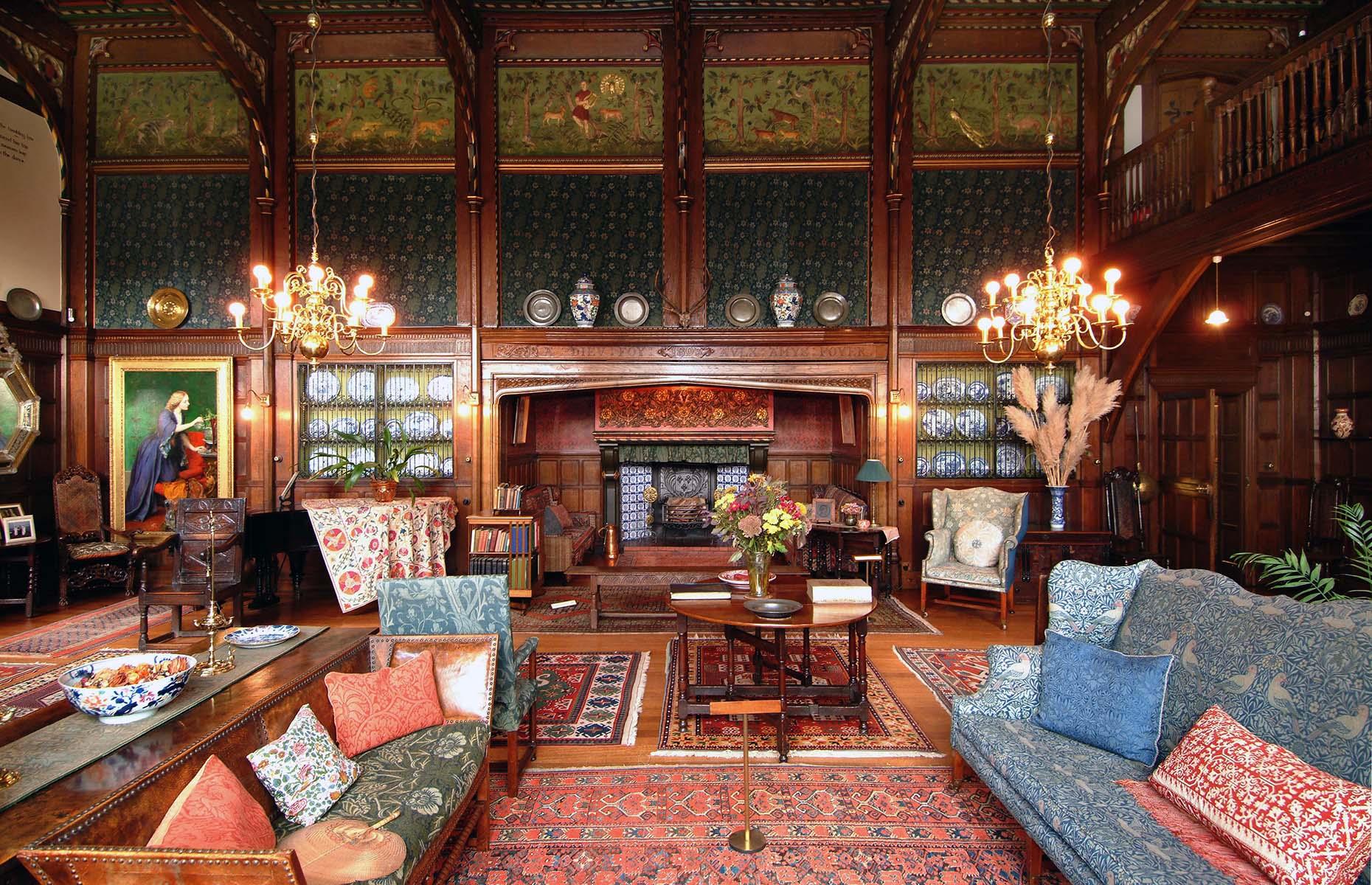 1880s: Wightwick Manor, West Midlands, UK