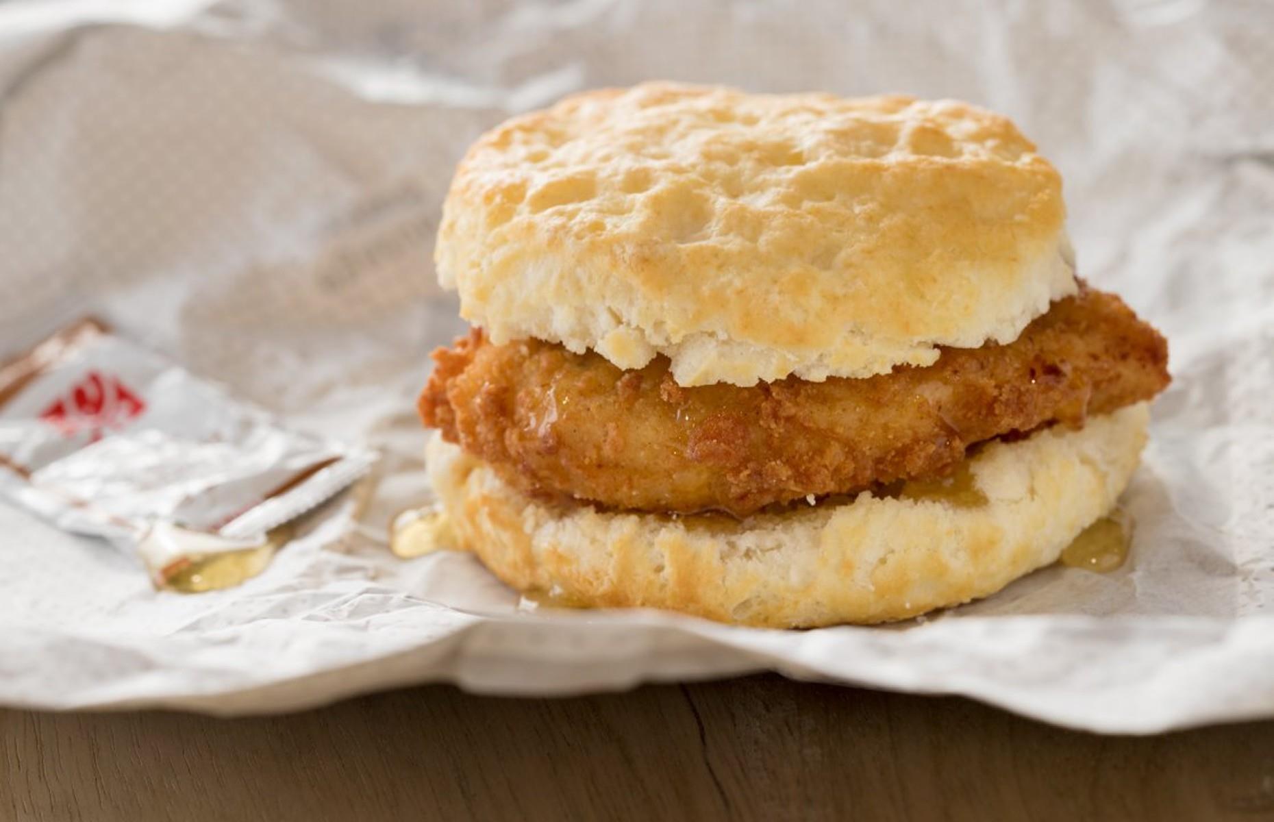 Chick-fil-A: chicken biscuit