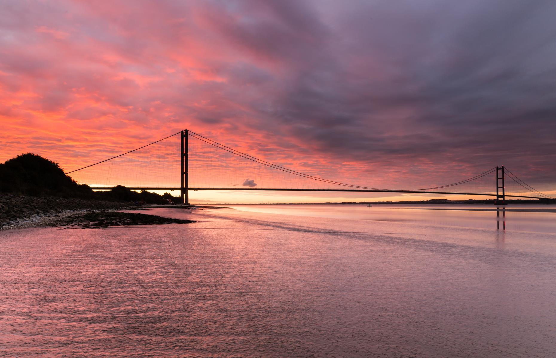 The Humber Estuary, Lincolnshire & Yorkshire, England 