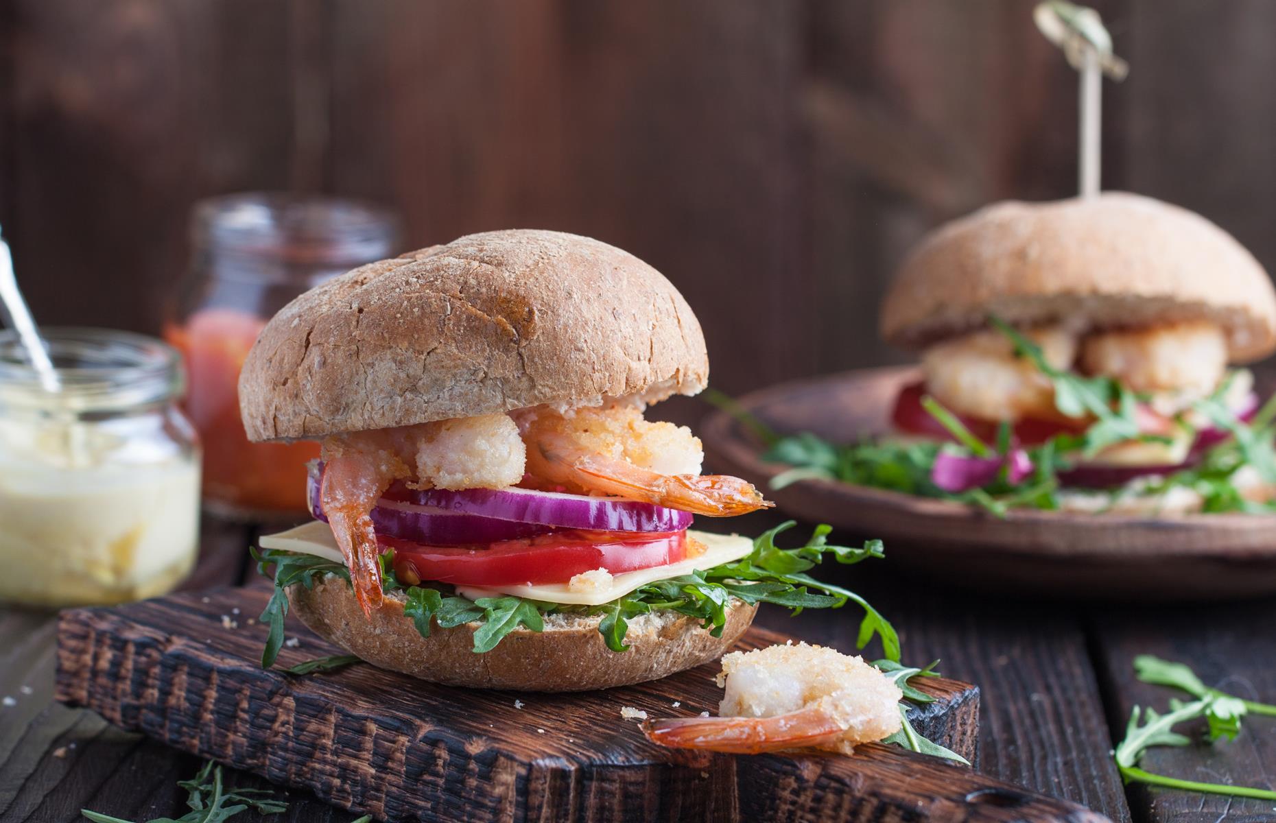 Po' boy burgers