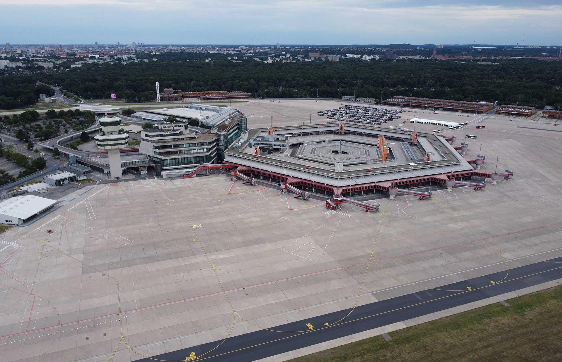 Then: Tegel Airport, Berlin, Germany