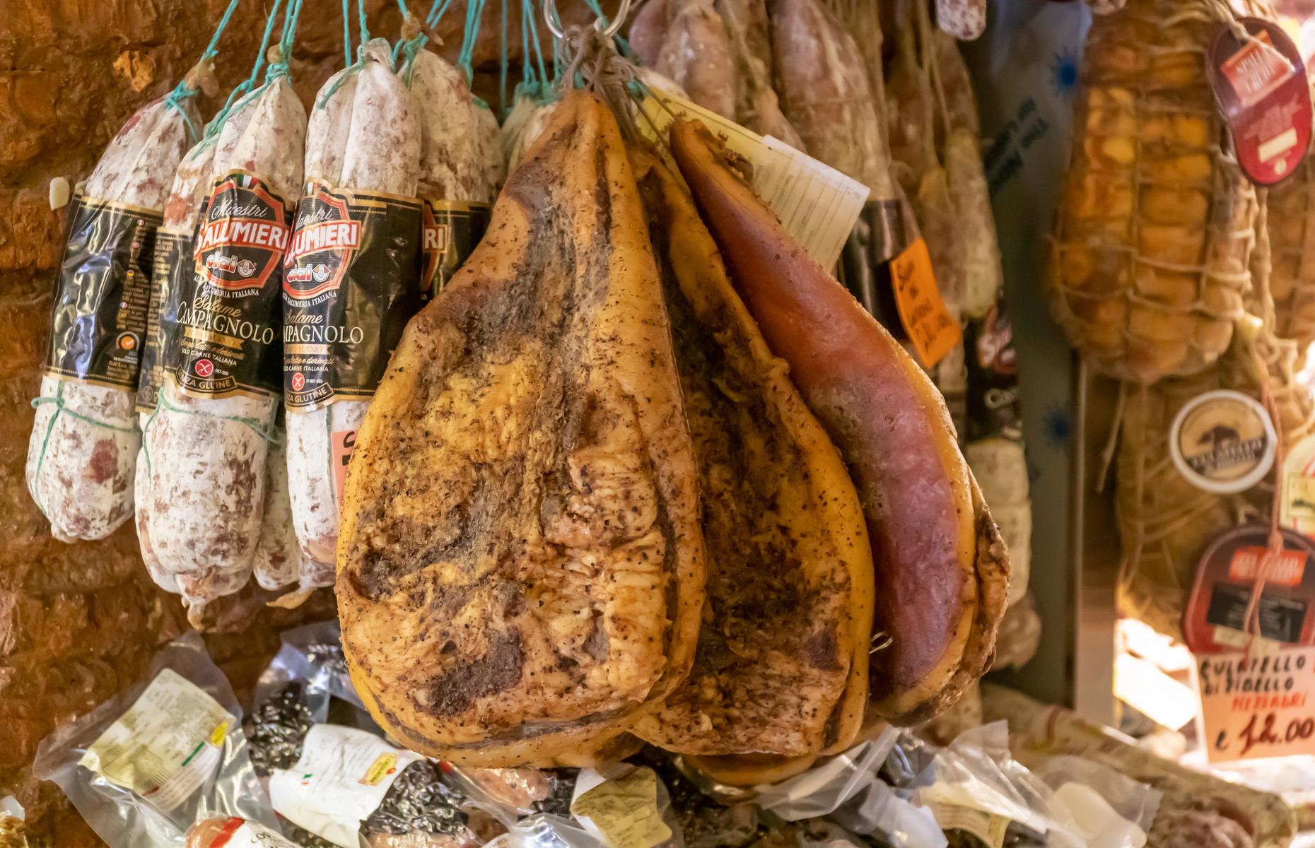 Why is months-old, air-dried ham safe but fresh meat goes off in a few days?