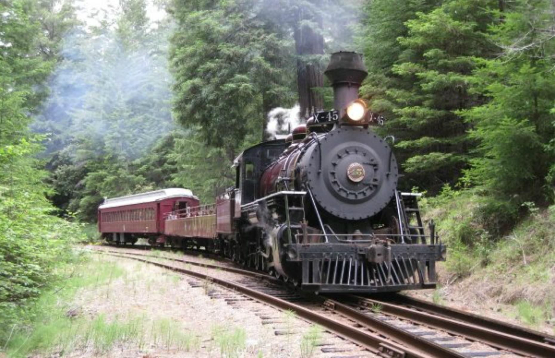 Skunk Train, Fort Bragg, California